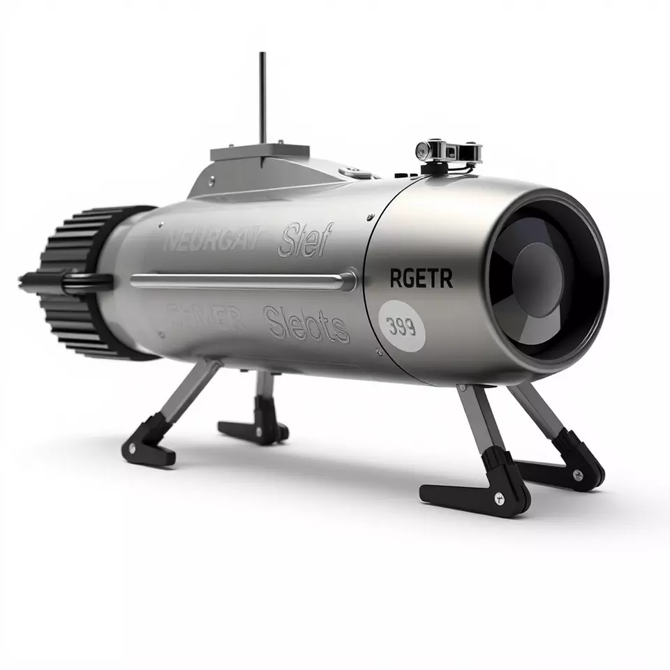 Sleek Silver Drone model pack Low-poly 3D model_2