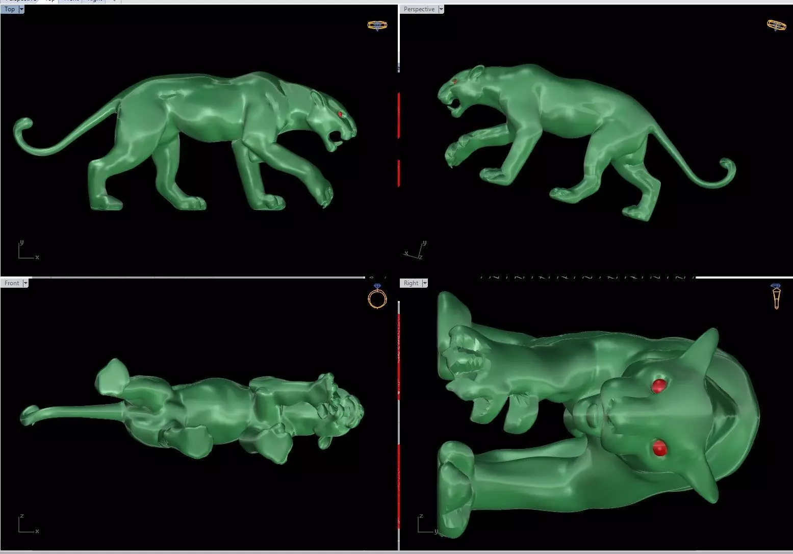 PANTHER  3D print model_6
