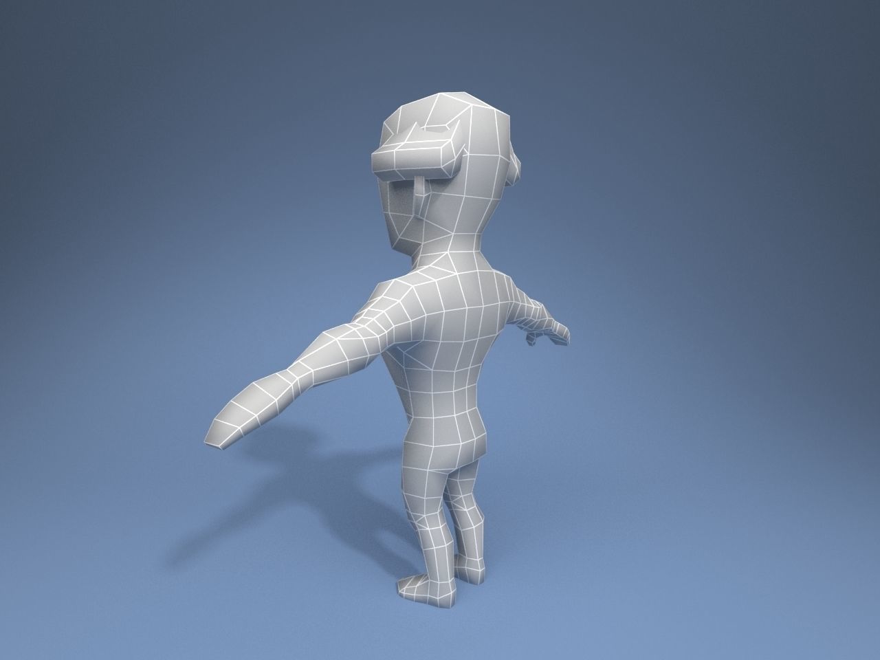 Medieval character baron 3 Low-poly 3D model_11