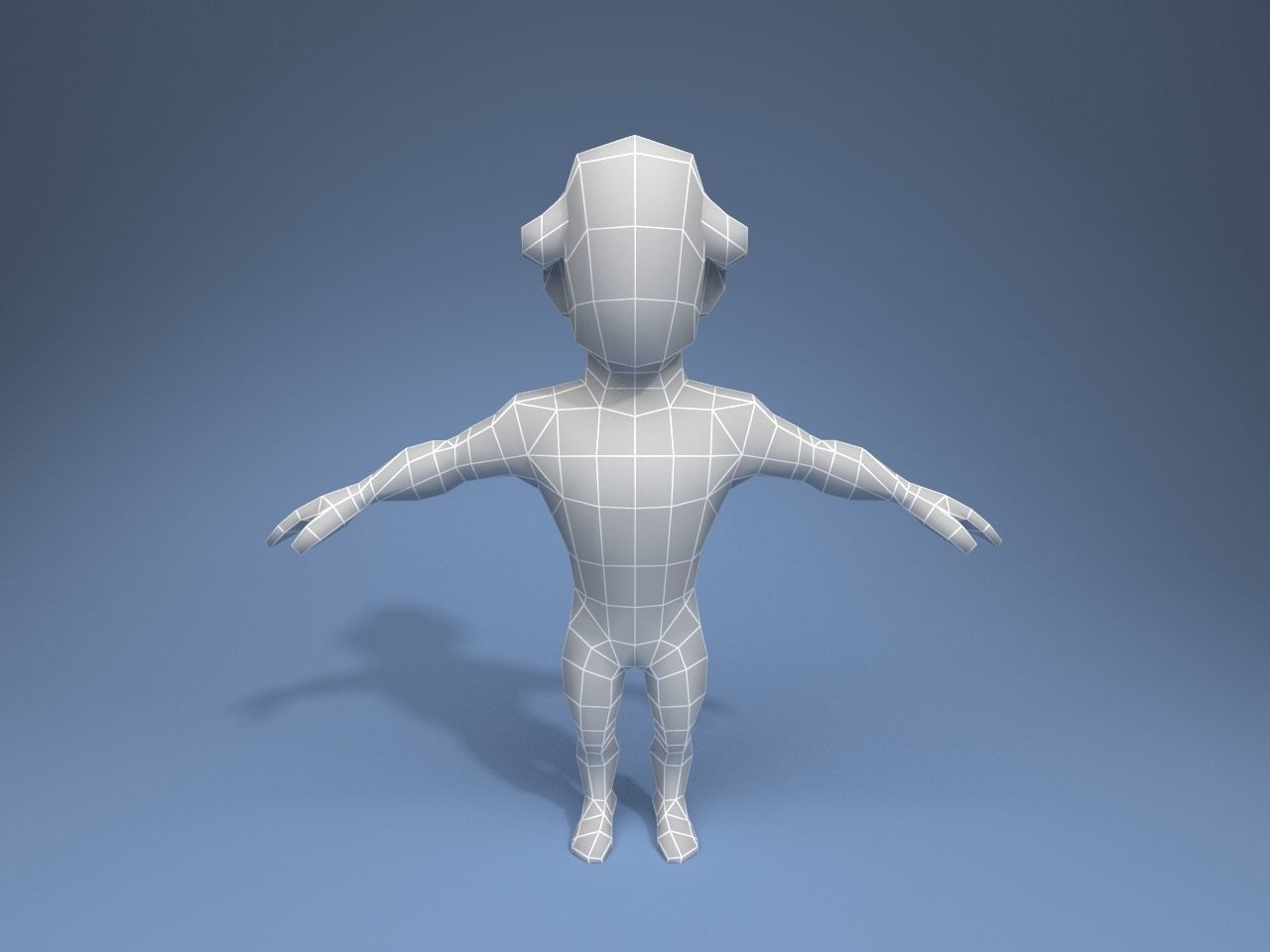Medieval character baron 3 Low-poly 3D model_8