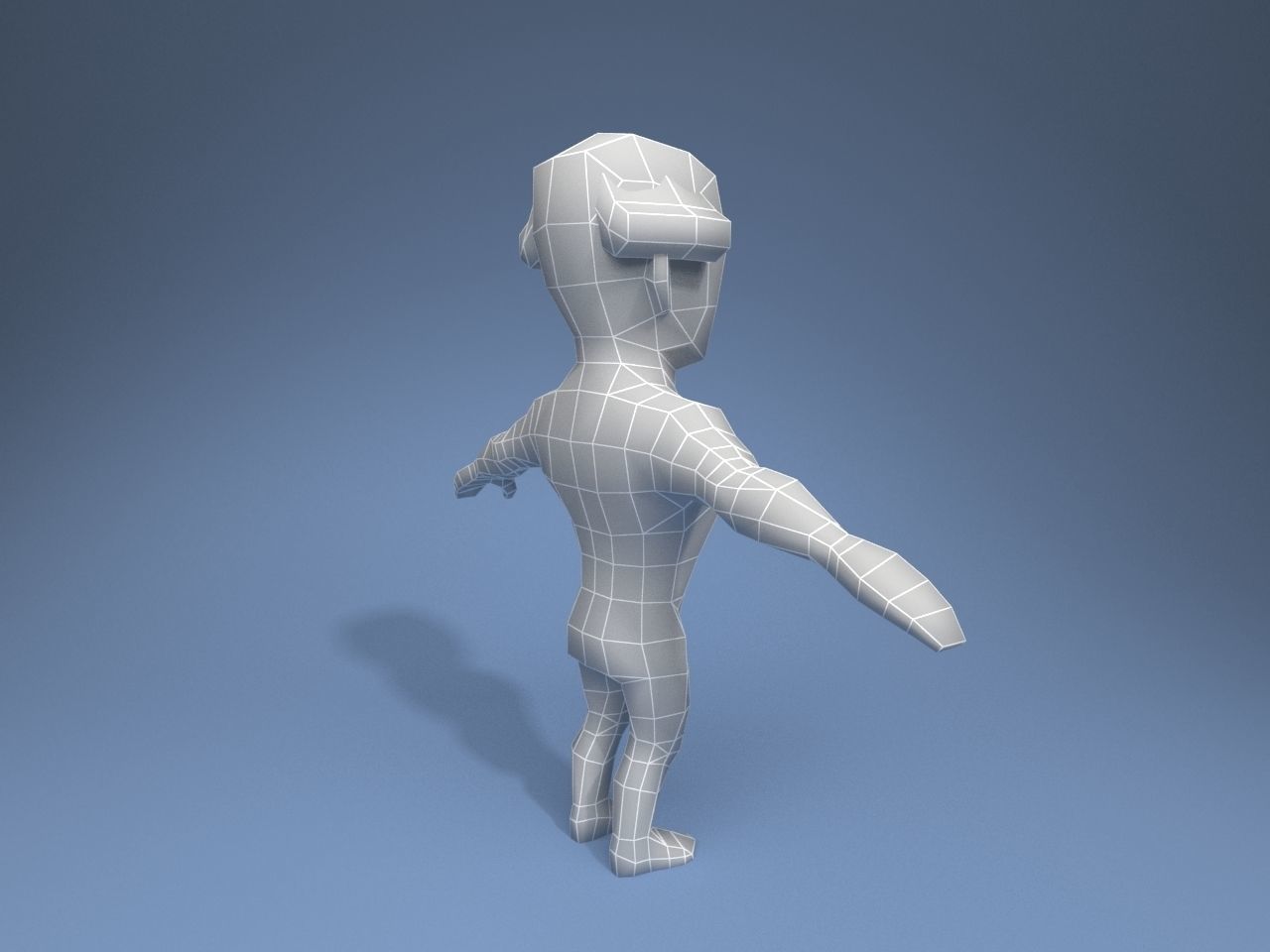 Medieval character baron 3 Low-poly 3D model_13