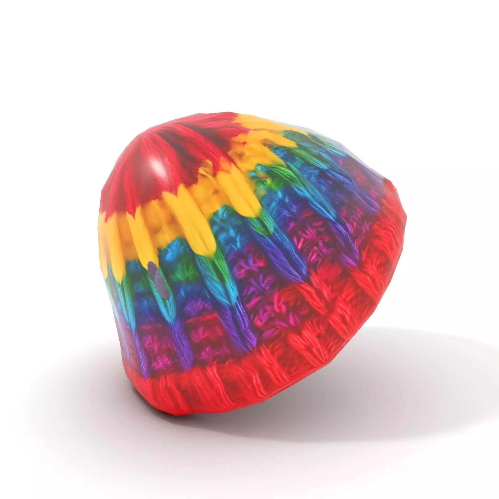 Rainbow Knit Beanie model pack Low-poly 3D model_16