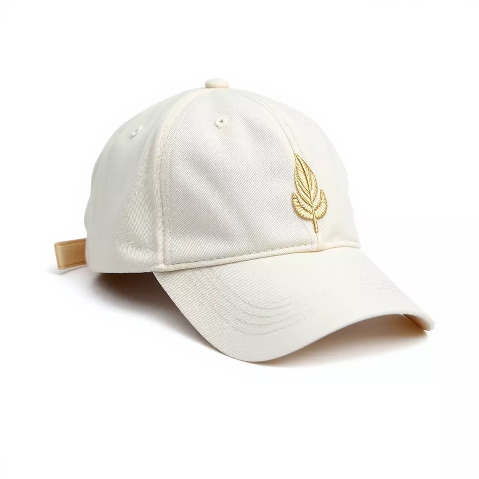 Cream Feather Cap model pack Low-poly 3D model_2