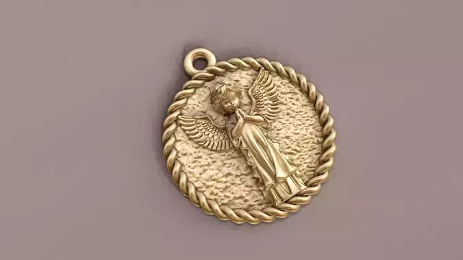 Guardian Angel 3D Printable Model