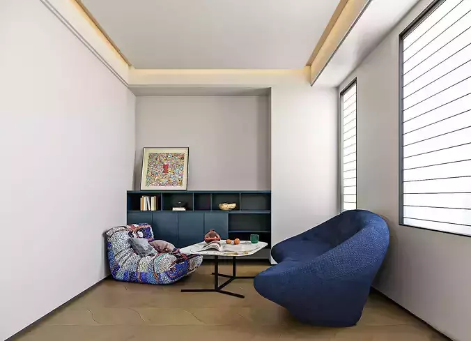 Contemporary Pop Art Minimalist Reading Corner 118