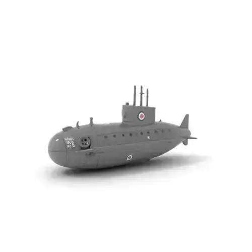 Stealth Submarine model pack