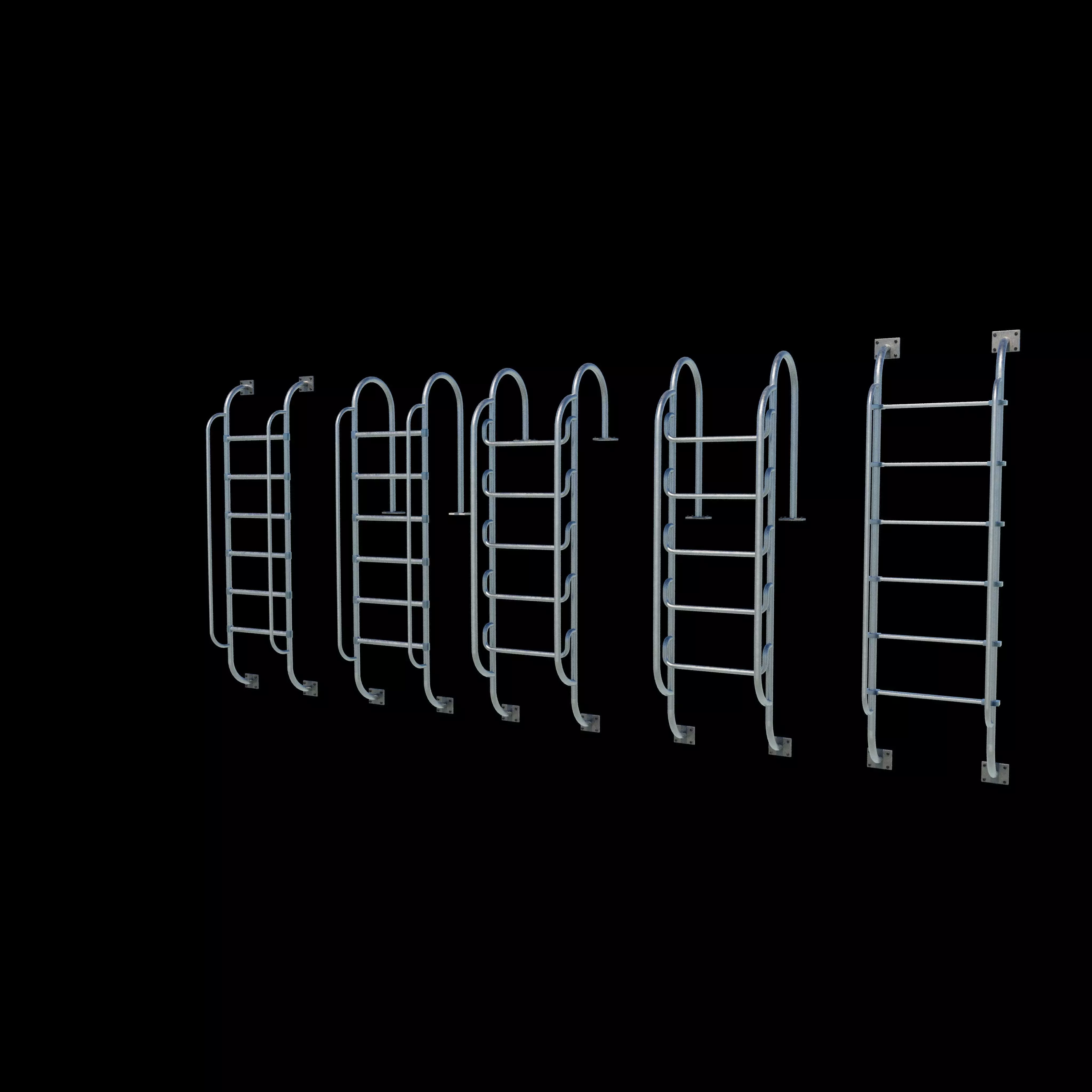 Pool Ladder 3D model_0