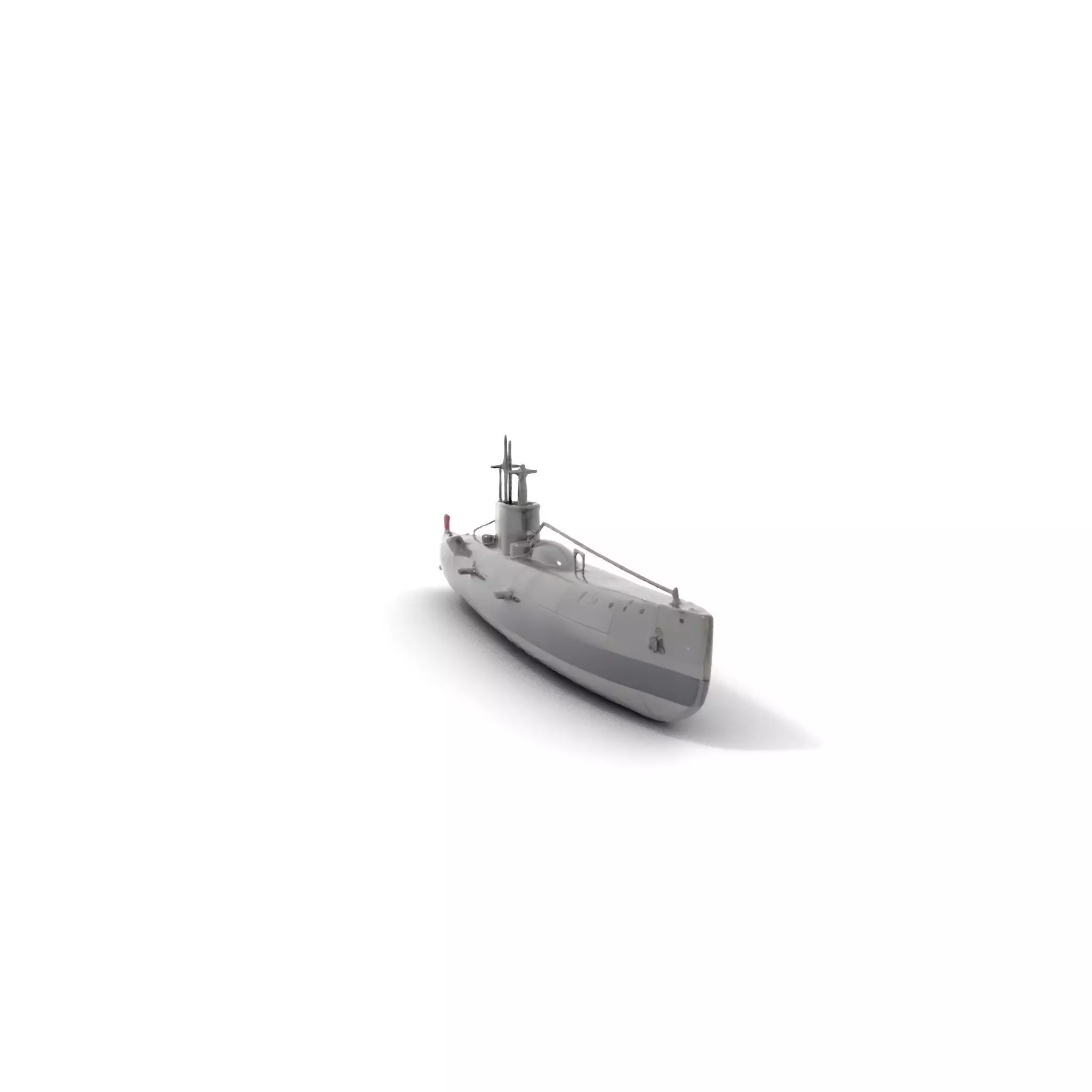 Navy Submarine Gray model pack Low-poly 3D model_19