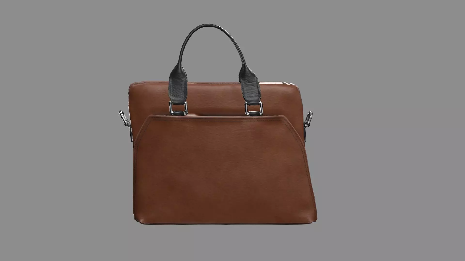 Ralph Lauren Leather Business Office bag 13 Low-Poly 3D Model Low-poly 3D model_5