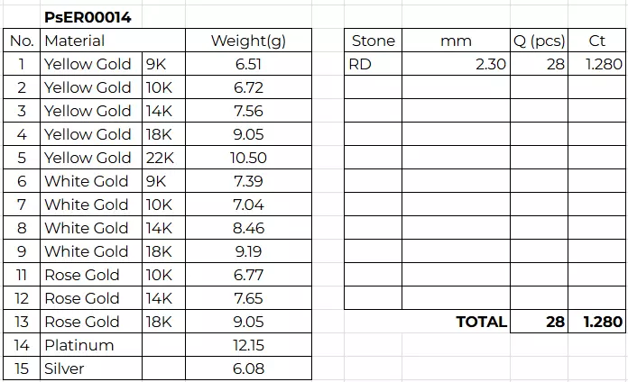 Ribbon Earring stl obj 3D print model ER014 3D print model 3D print model_10