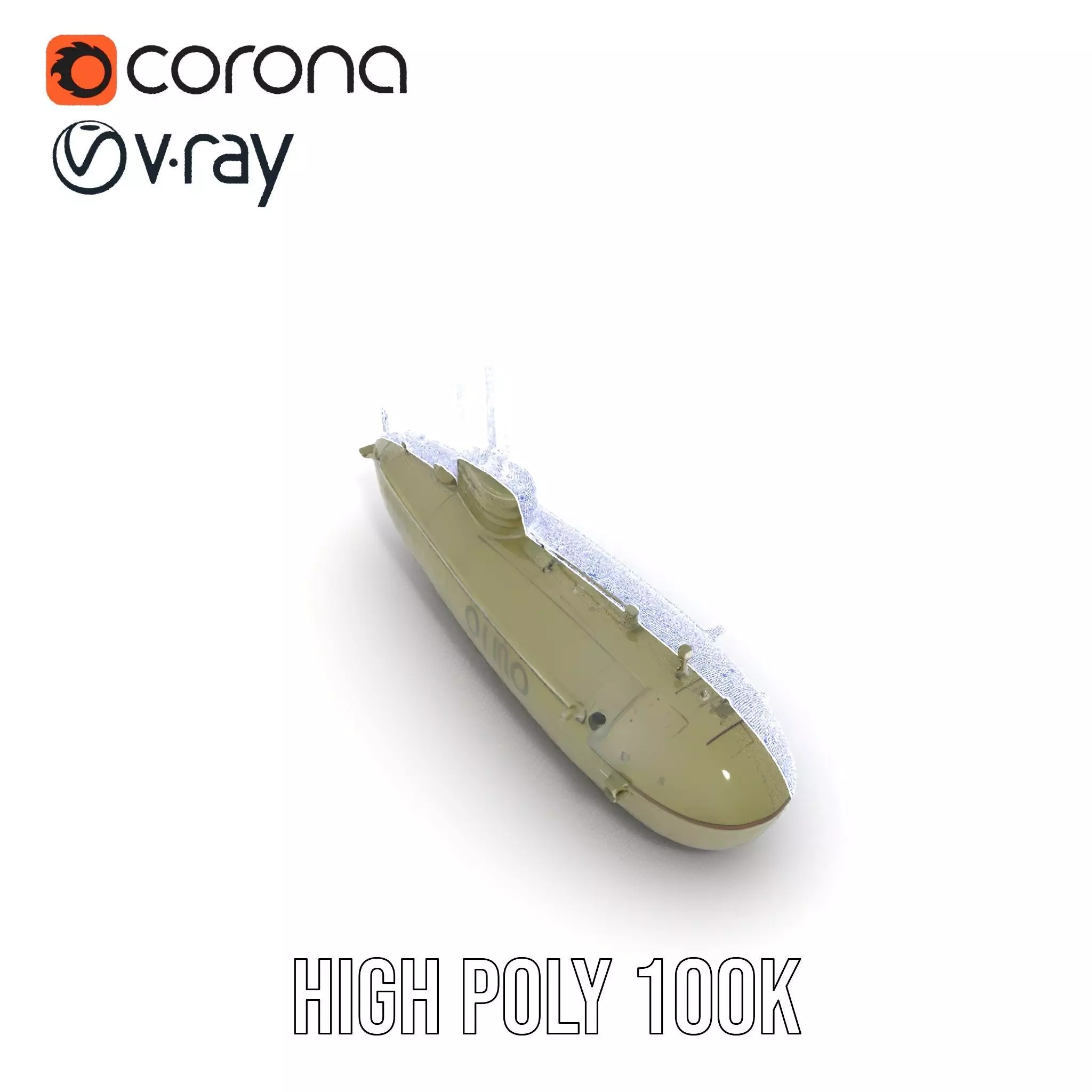 Orio Military Submarine model pack Low-poly 3D model_34