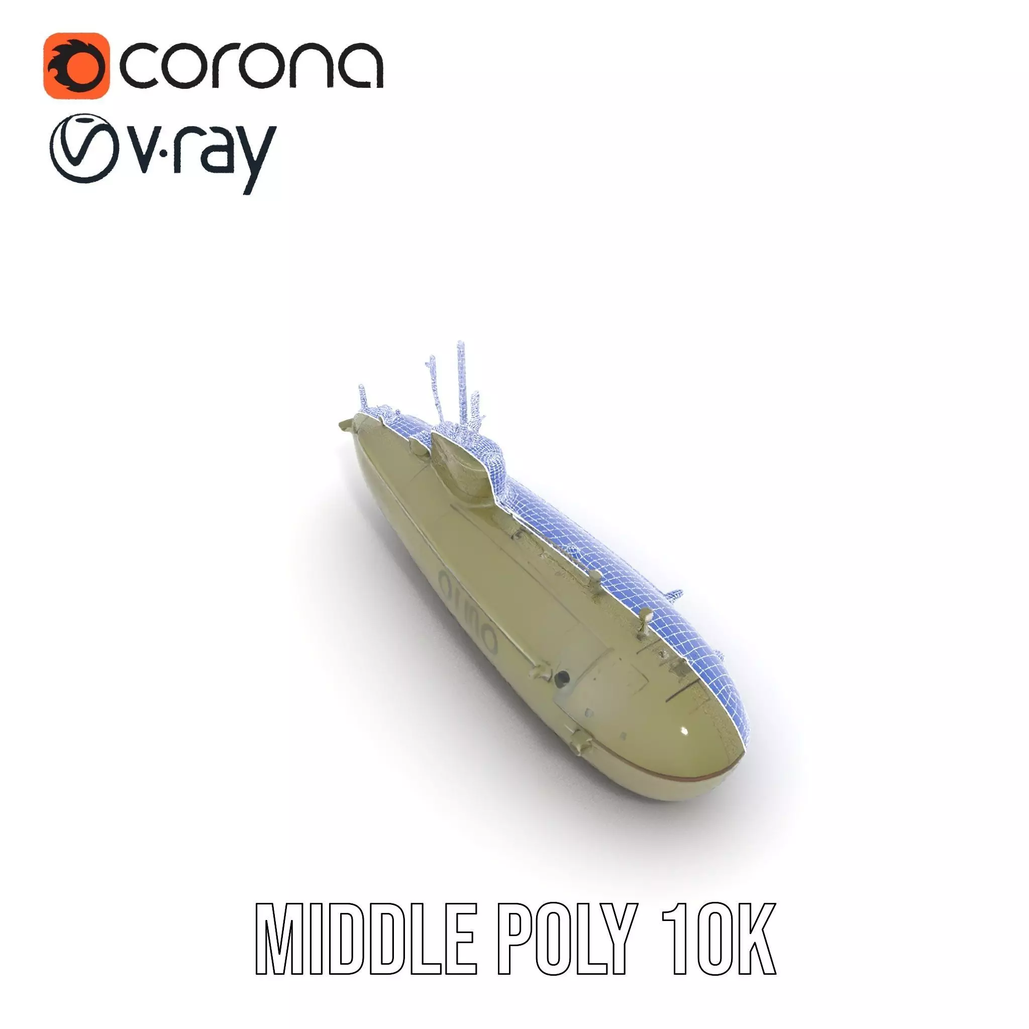 Orio Military Submarine model pack Low-poly 3D model_18