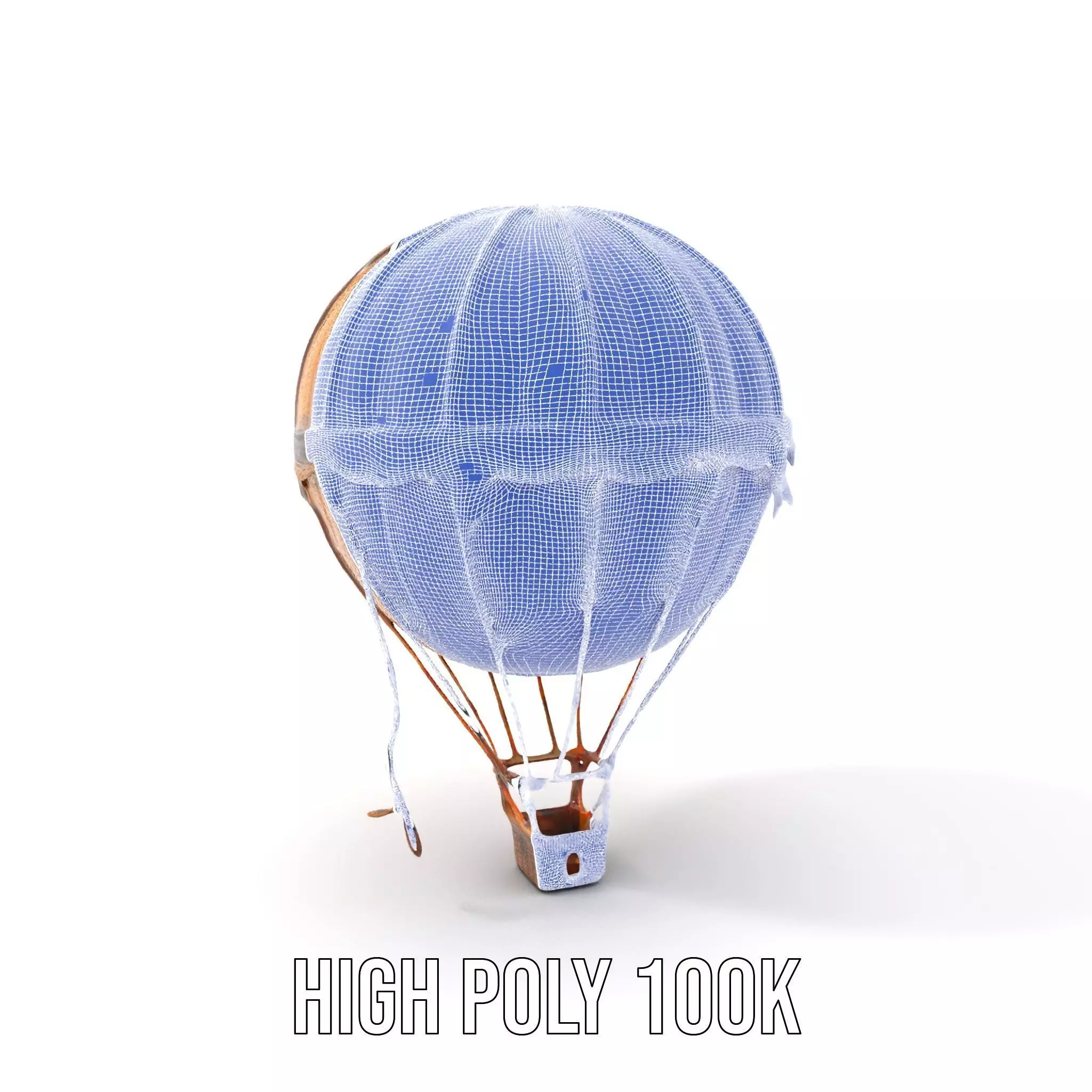 Vintage Balloon Drapery model pack Low-poly 3D model_4