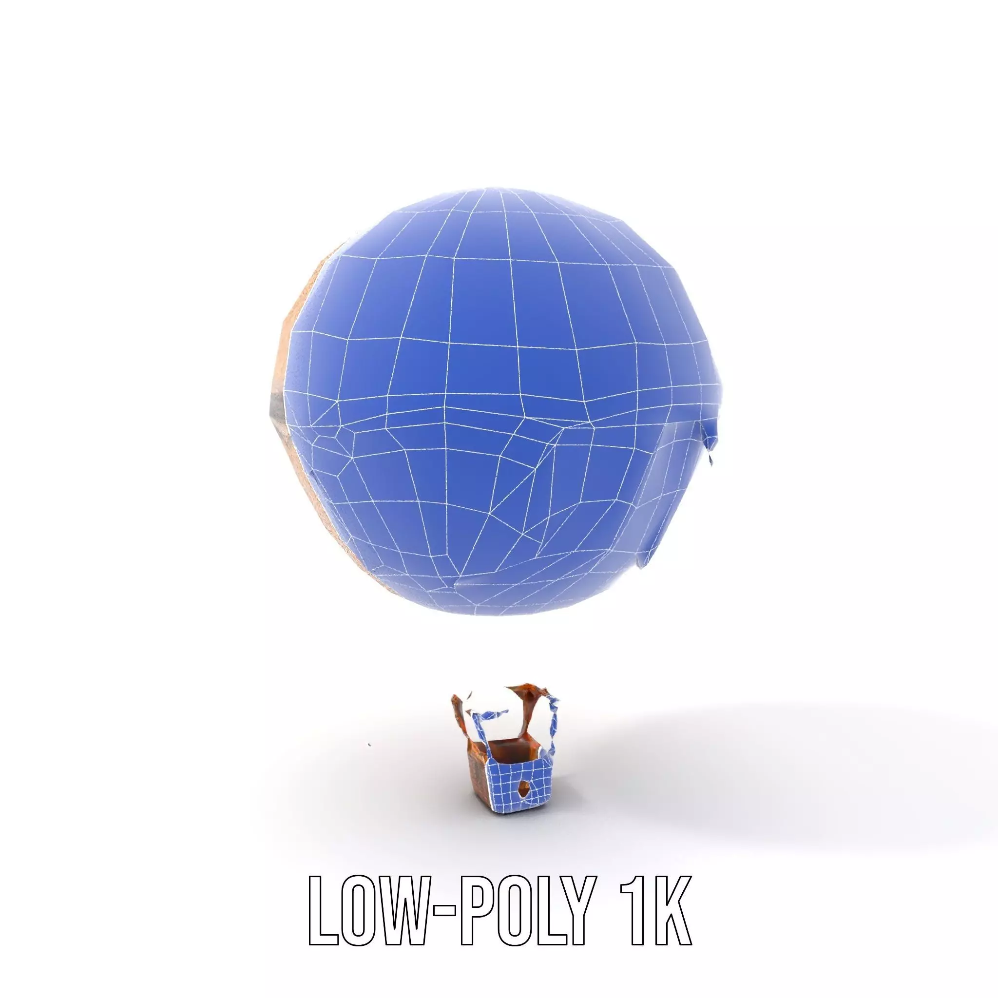 Vintage Balloon Drapery model pack Low-poly 3D model_9
