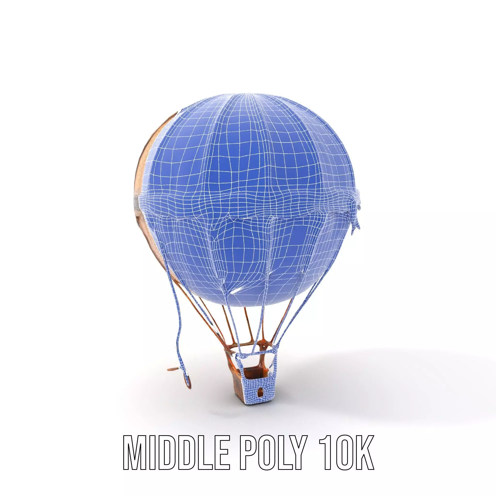 Vintage Balloon Drapery model pack Low-poly 3D model_13