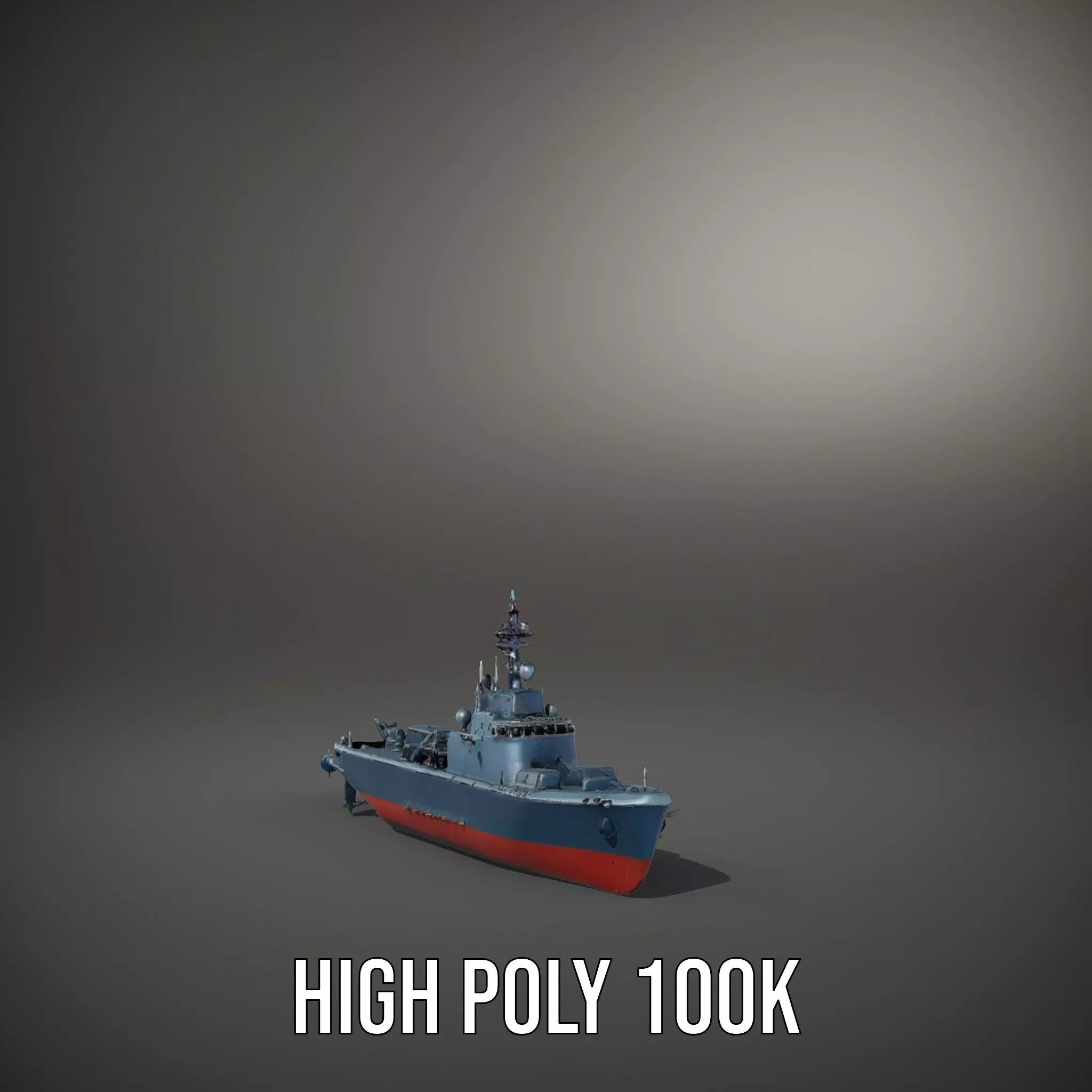 Modern Warship model pack Low-poly 3D model_8
