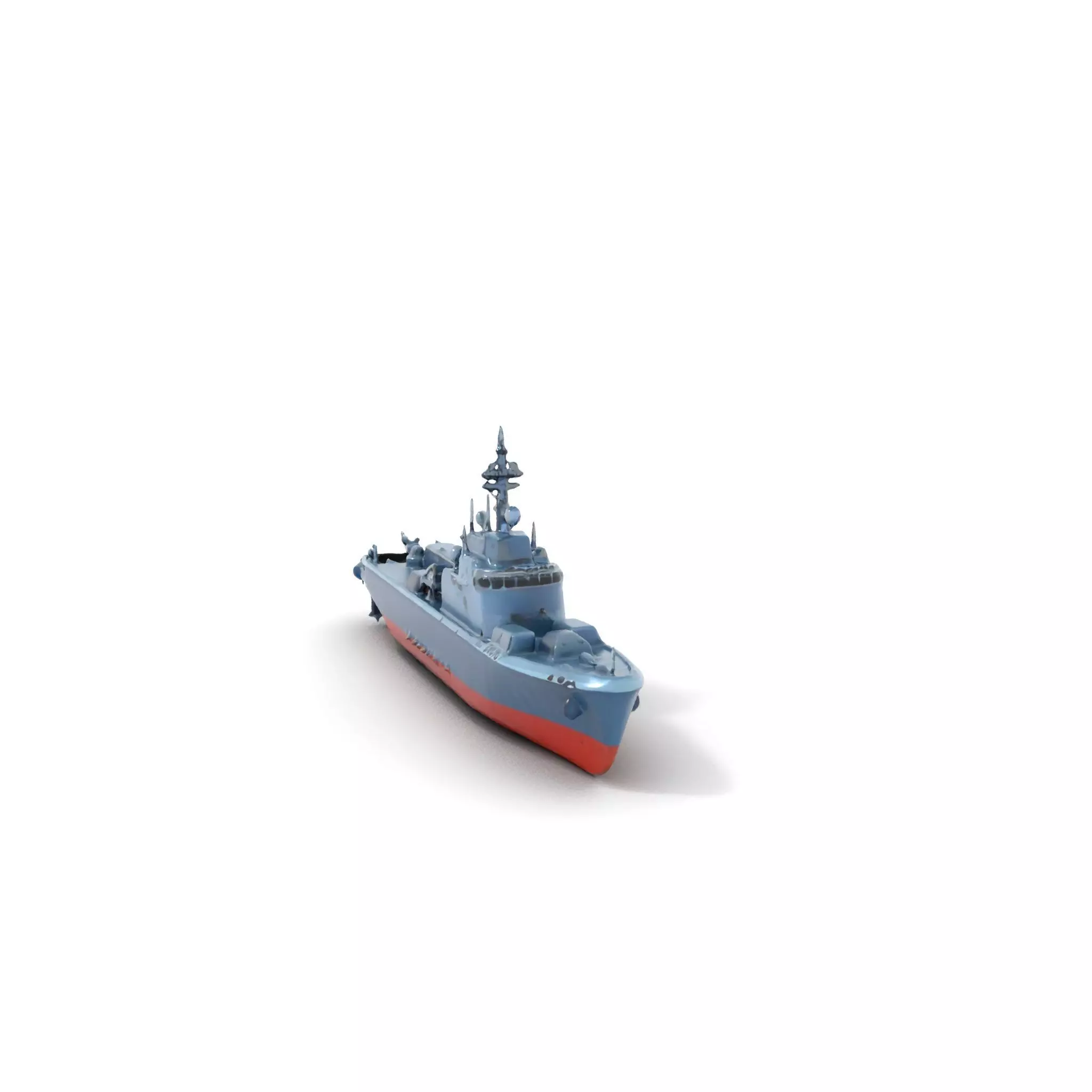 Modern Warship model pack Low-poly 3D model_0
