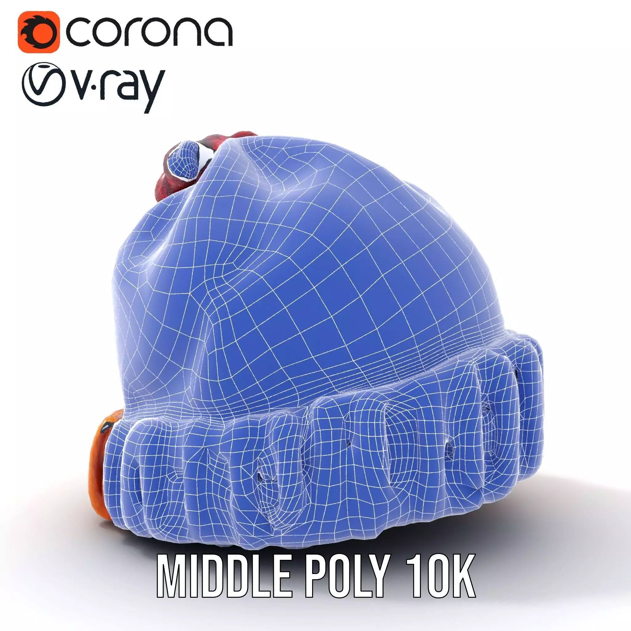 Colorful Knitted Beanie model pack Low-poly 3D model_21