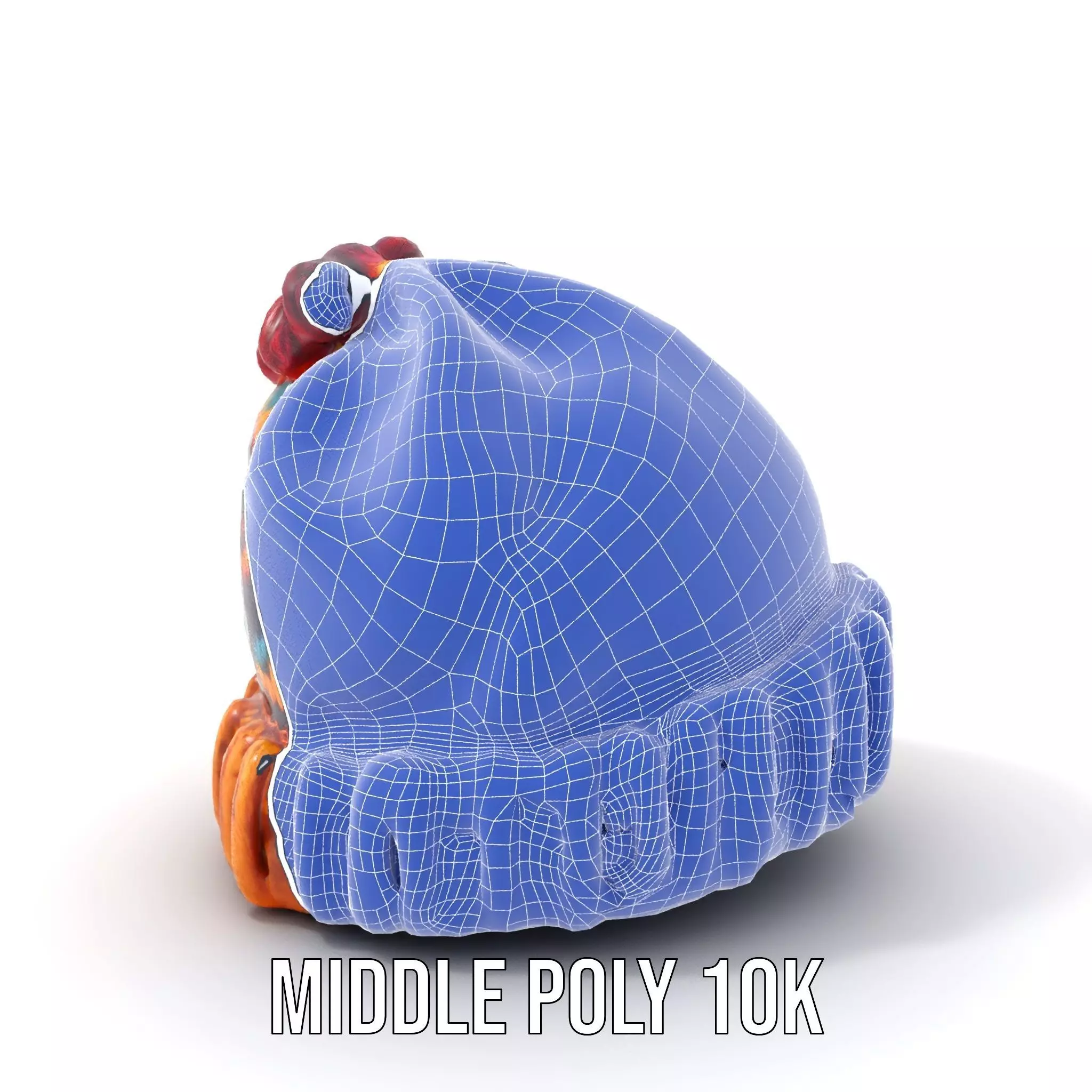 Colorful Knitted Beanie model pack Low-poly 3D model_13