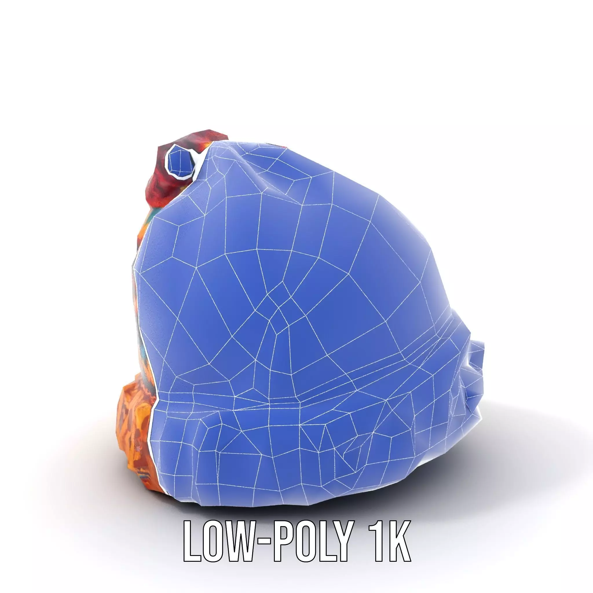 Colorful Knitted Beanie model pack Low-poly 3D model_30