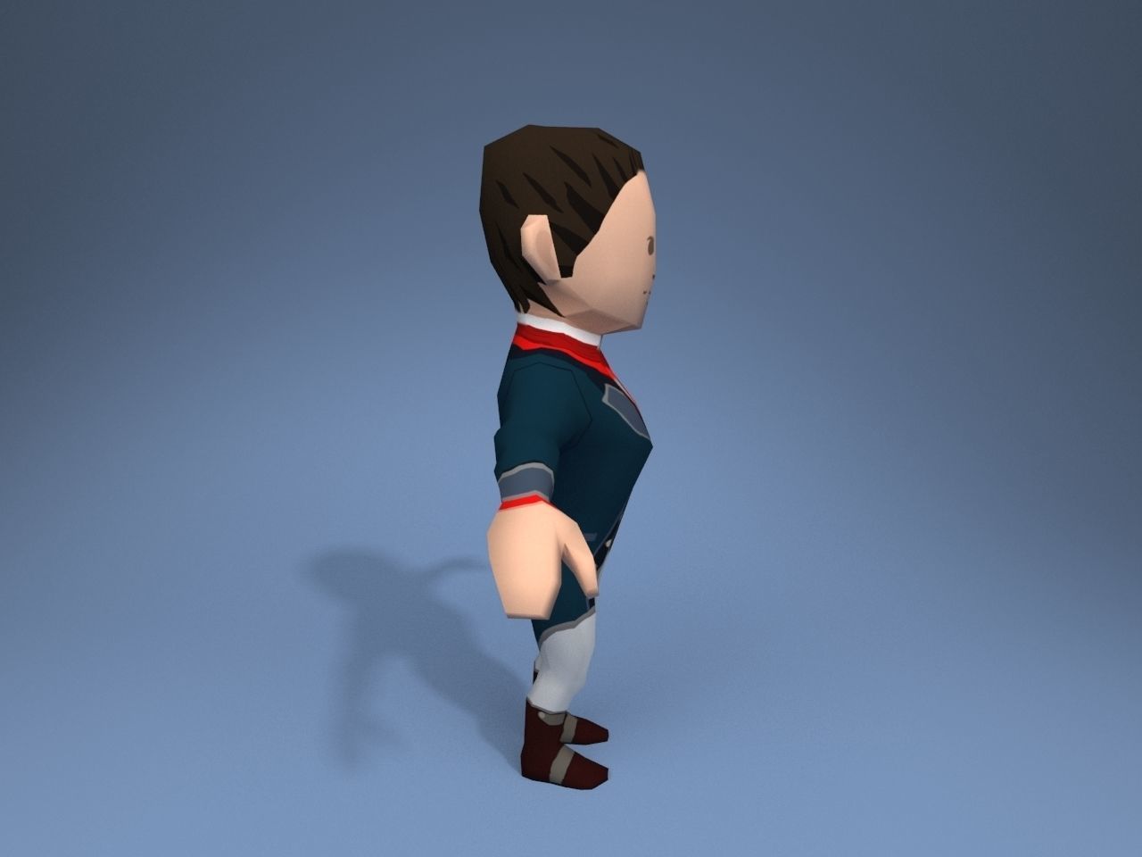 Medieval character earl 2 Low-poly 3D model_7