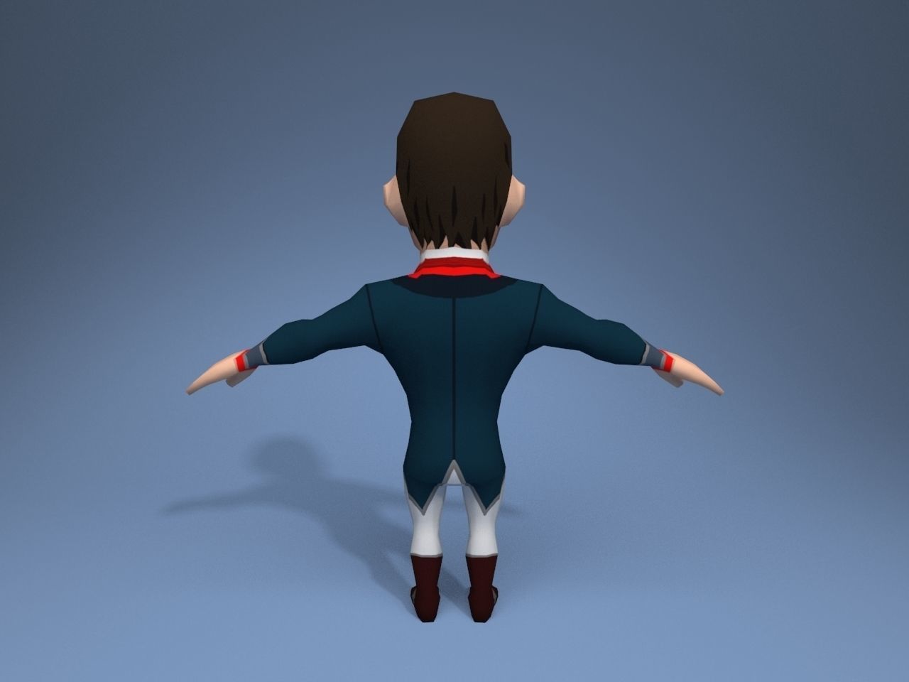 Medieval character earl 2 Low-poly 3D model_5