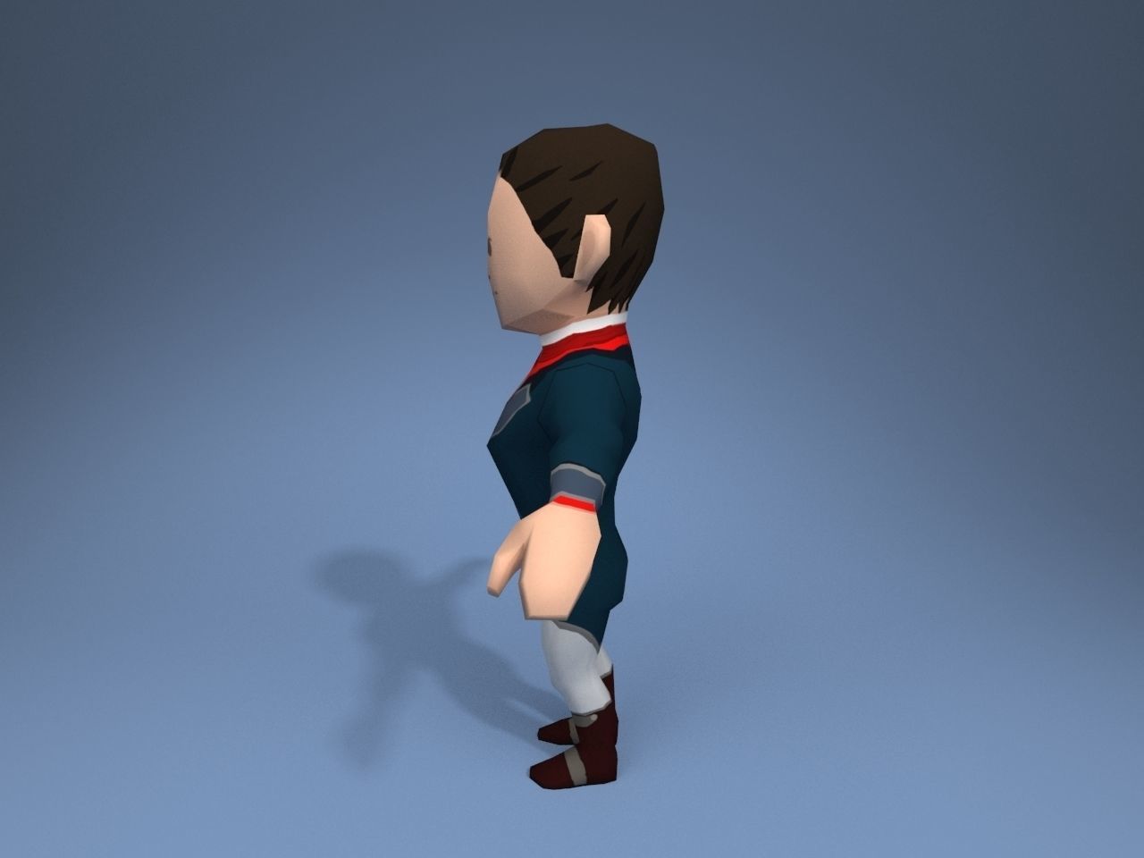 Medieval character earl 2 Low-poly 3D model_3