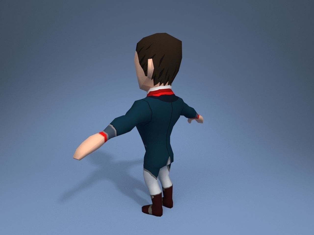 Medieval character earl 2 Low-poly 3D model_4