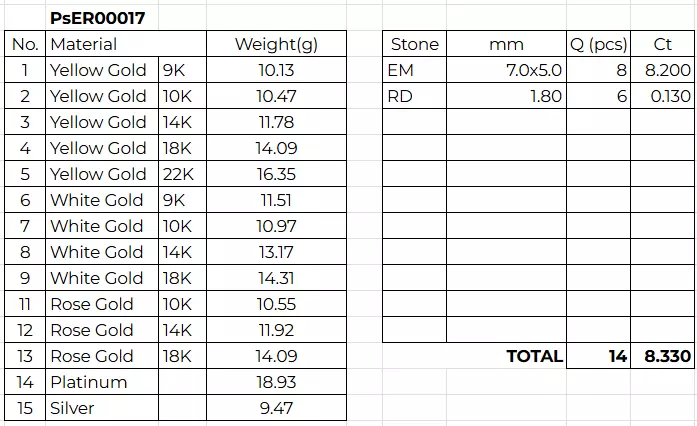 Dangle Earring stl obj 3D print model ER017 3D print model 3D print model_2