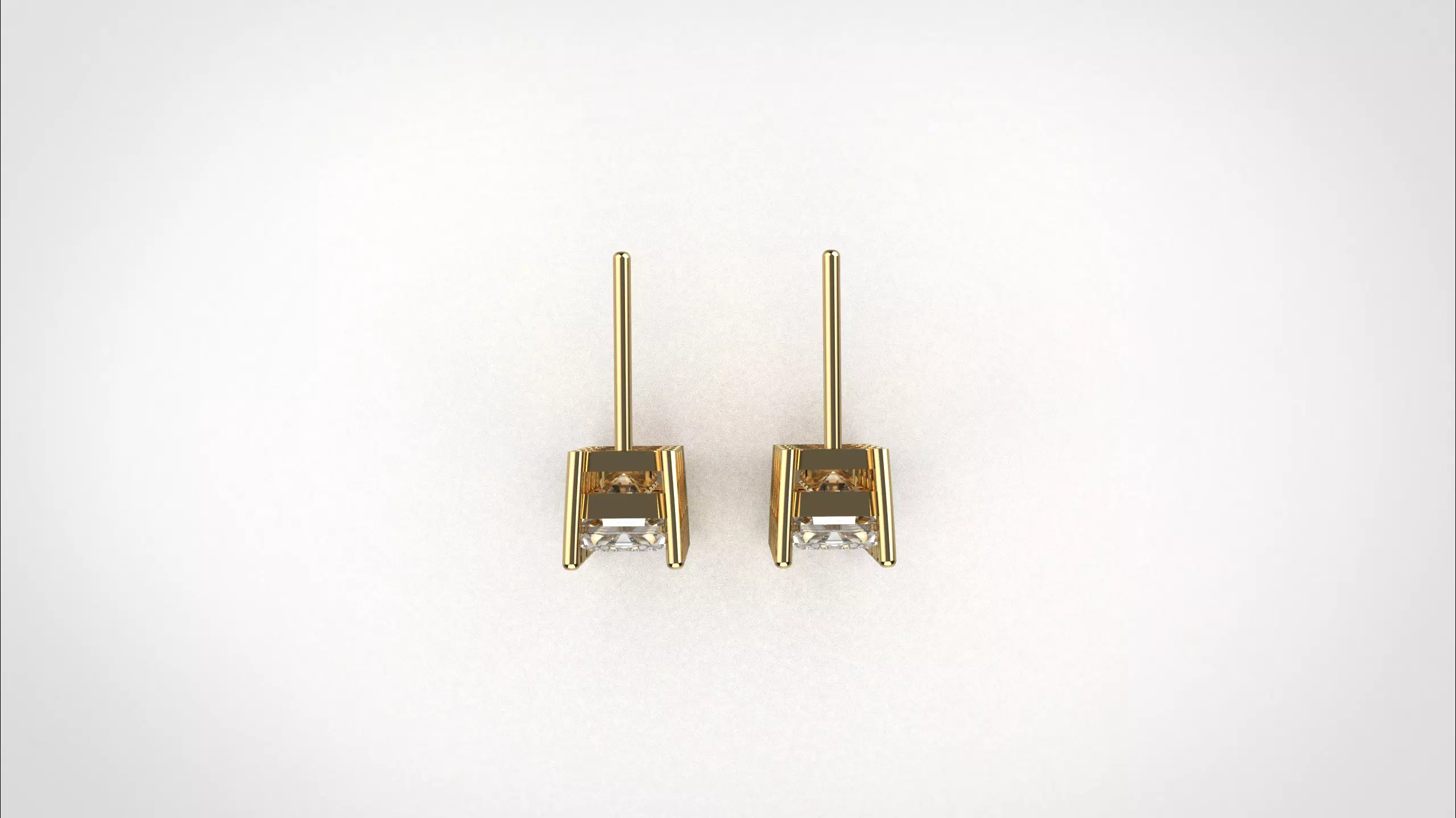 Dangle Earring stl obj 3D print model ER017 3D print model 3D print model_13