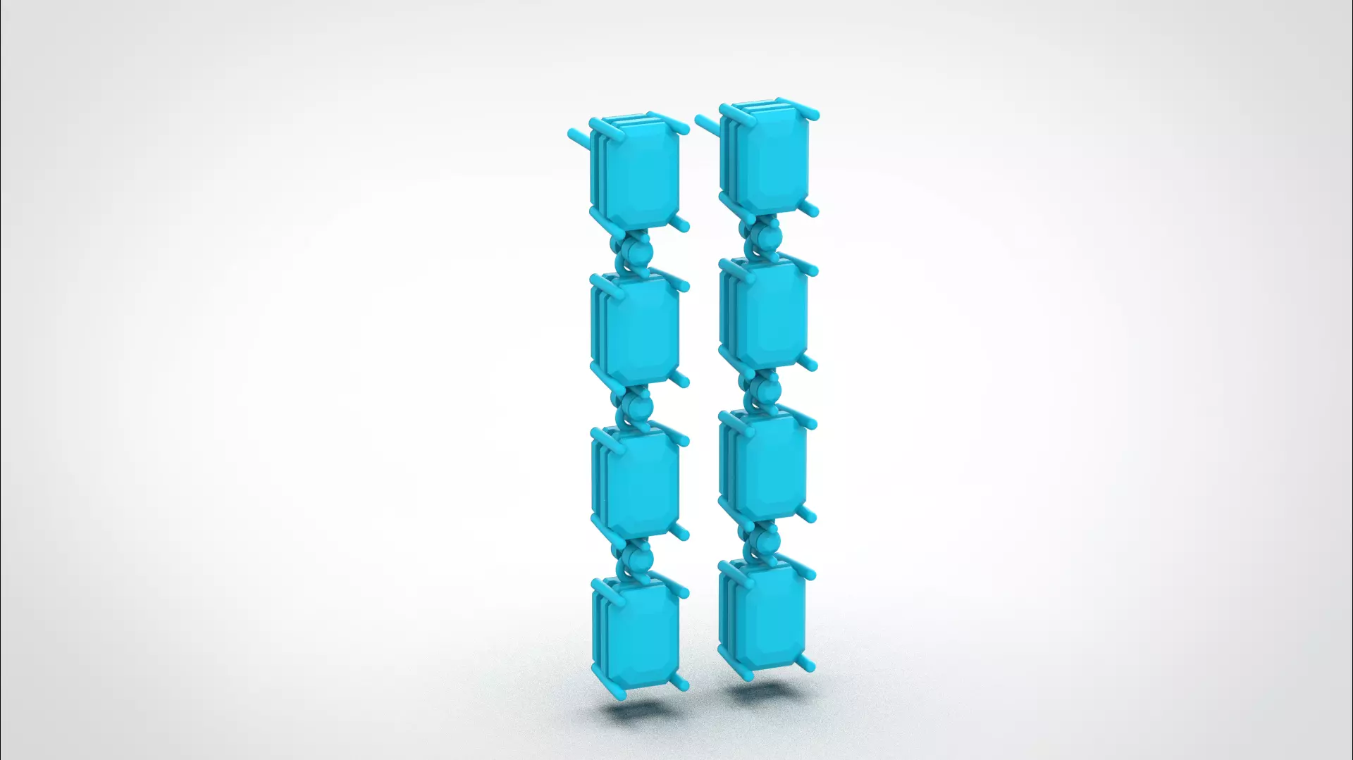 Dangle Earring stl obj 3D print model ER017 3D print model 3D print model_32