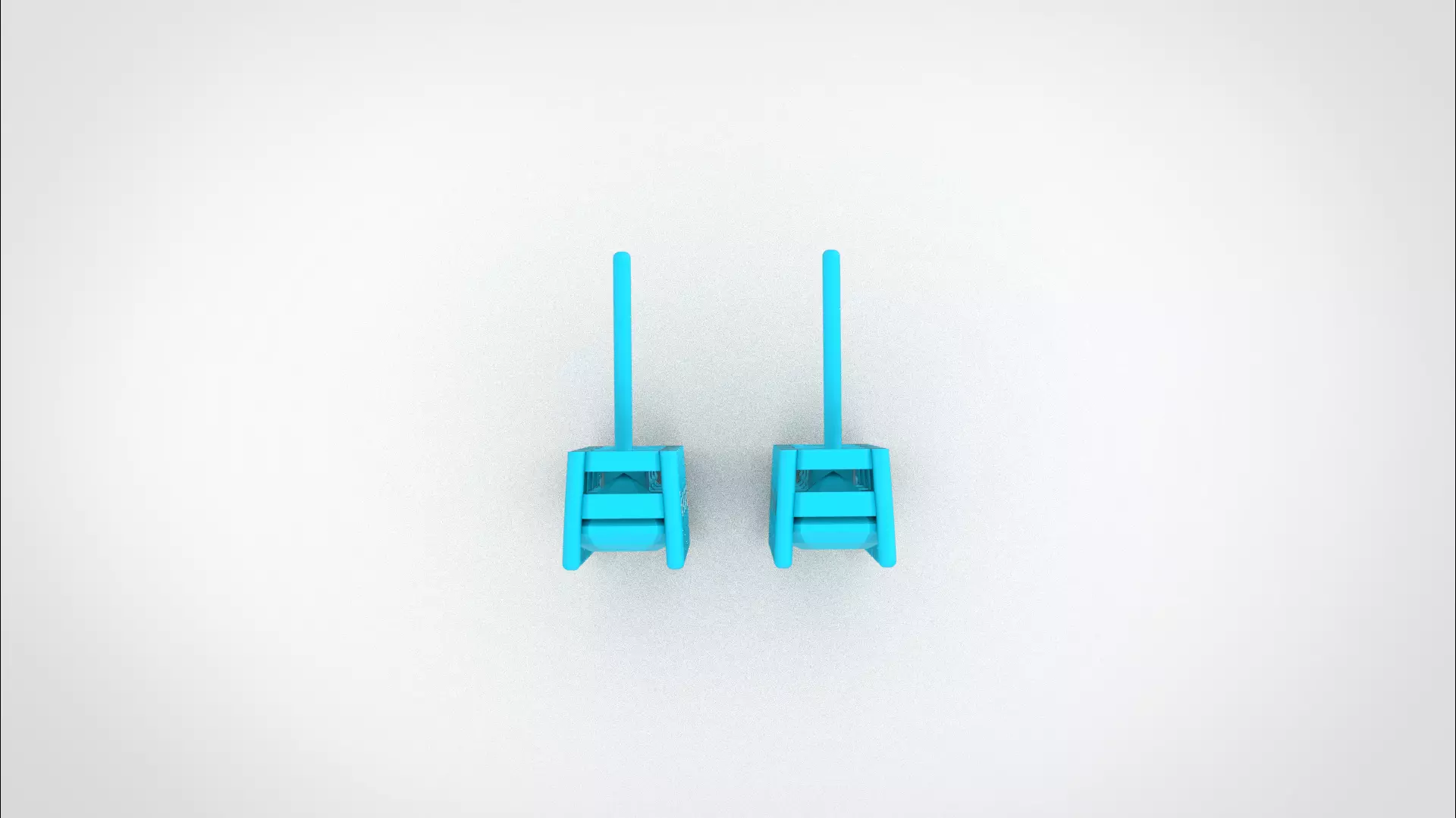 Dangle Earring stl obj 3D print model ER017 3D print model 3D print model_28