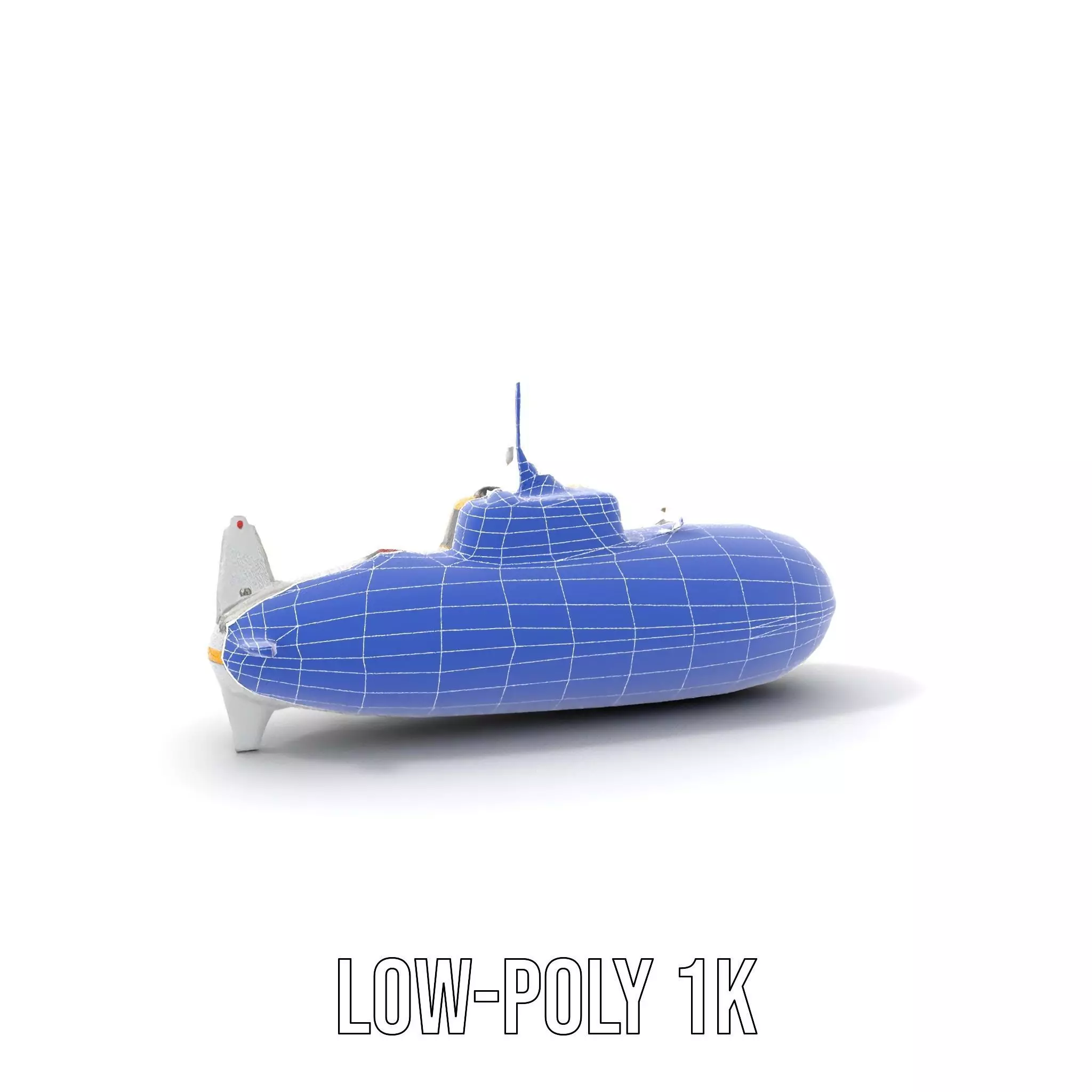 Rescue Submarine model pack Low-poly 3D model_7