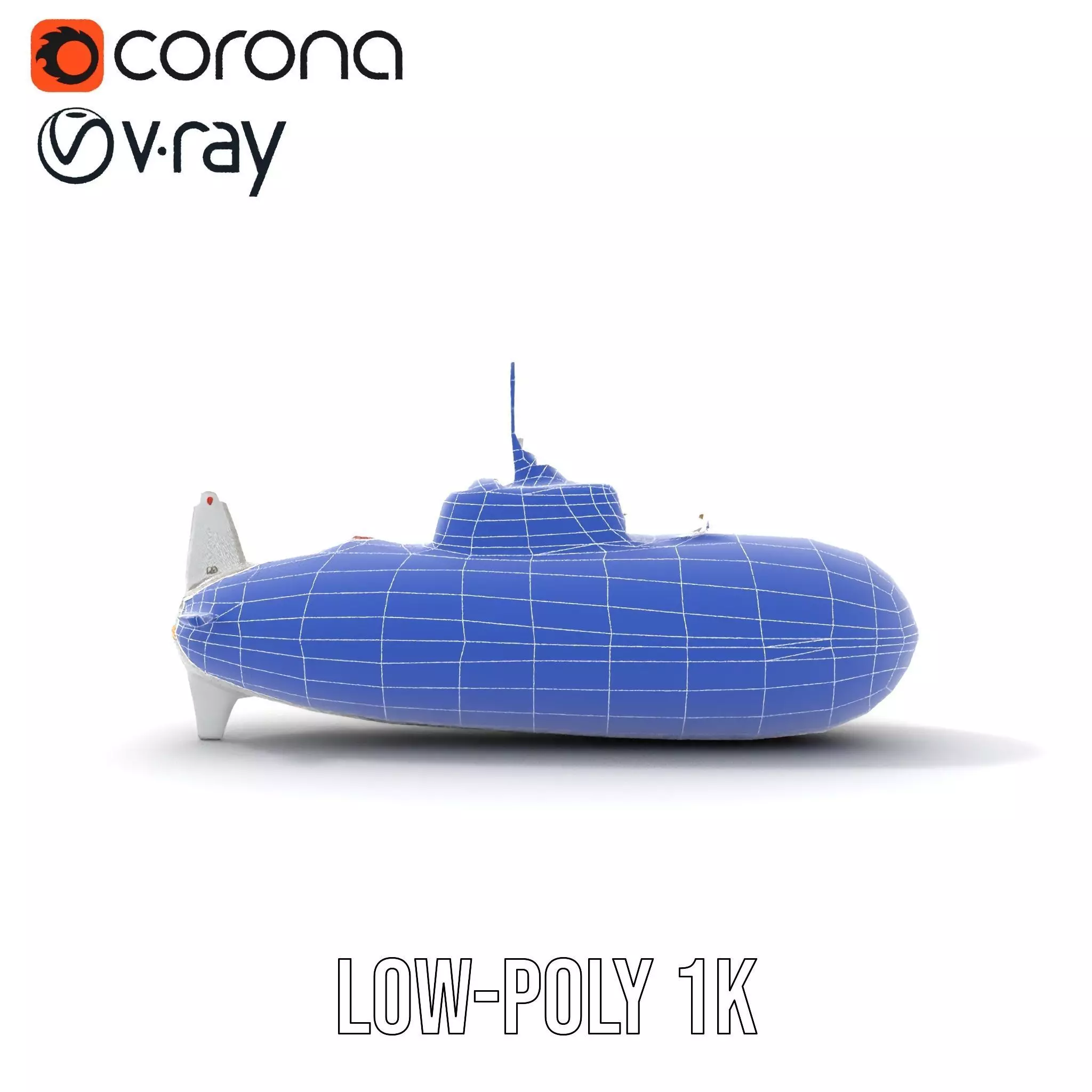 Rescue Submarine model pack Low-poly 3D model_25