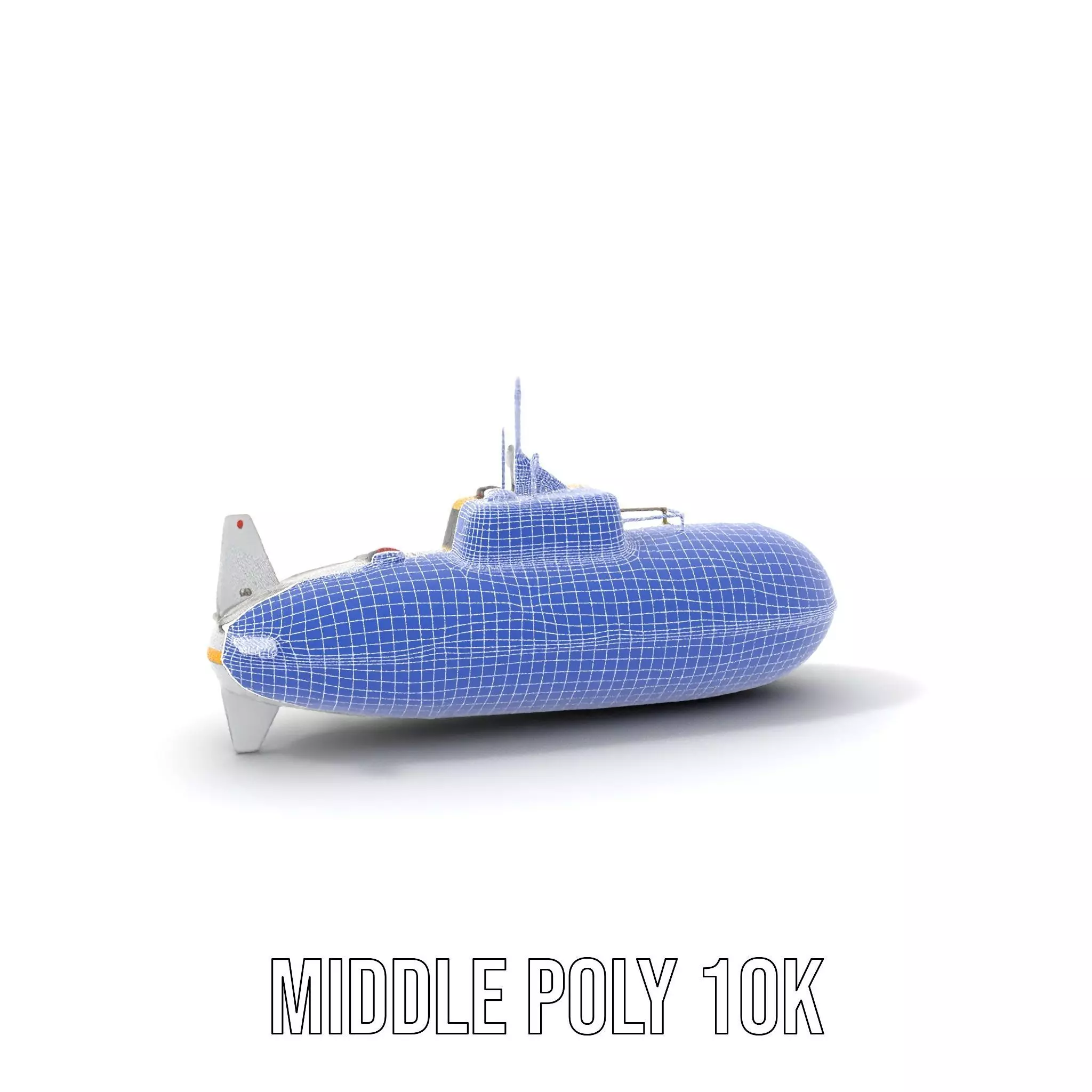 Rescue Submarine model pack Low-poly 3D model_6