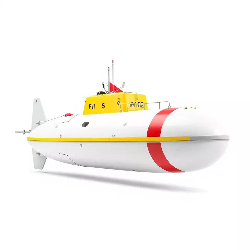 Rescue Submarine model pack Low-poly 3D model_2