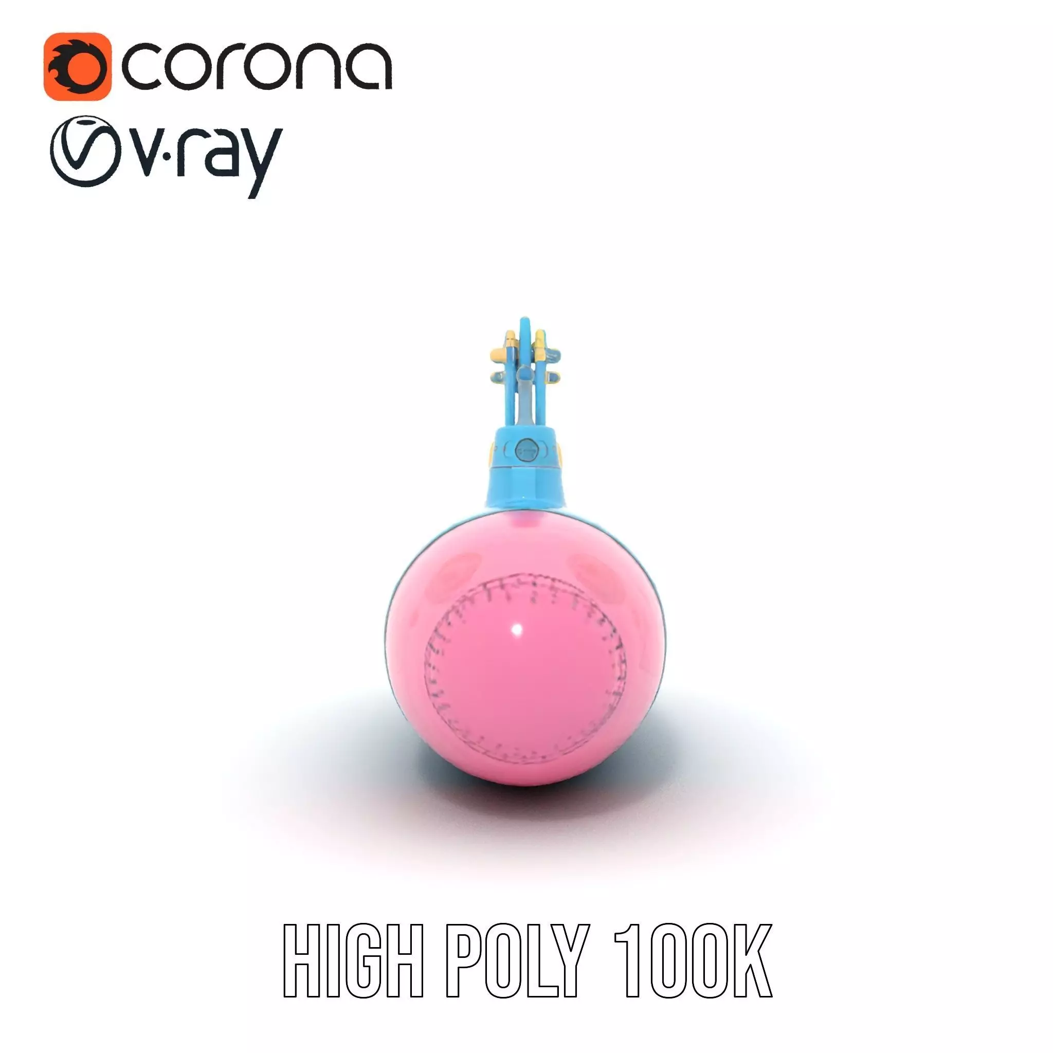 Cartoon Submarine model pack Low-poly 3D model_33