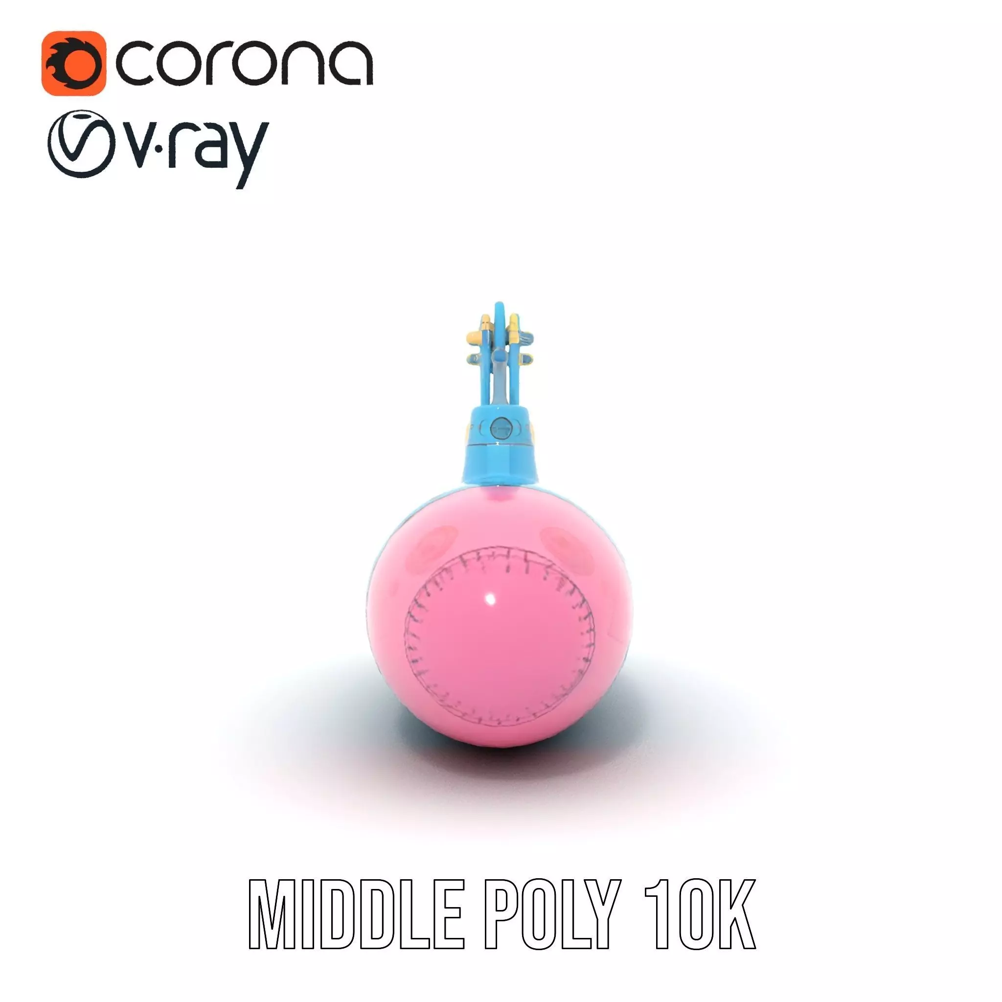 Cartoon Submarine model pack Low-poly 3D model_27