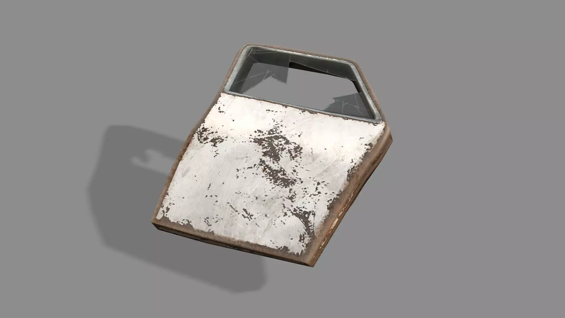 Burnt Destroyed Car Game Ready 03 Low Poly 3D Model Low-poly 3D model_10