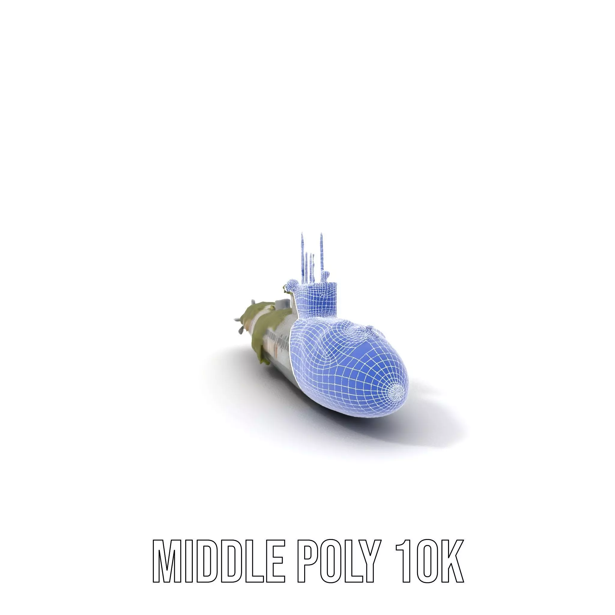 Mossy Submarine model pack Low-poly 3D model_21
