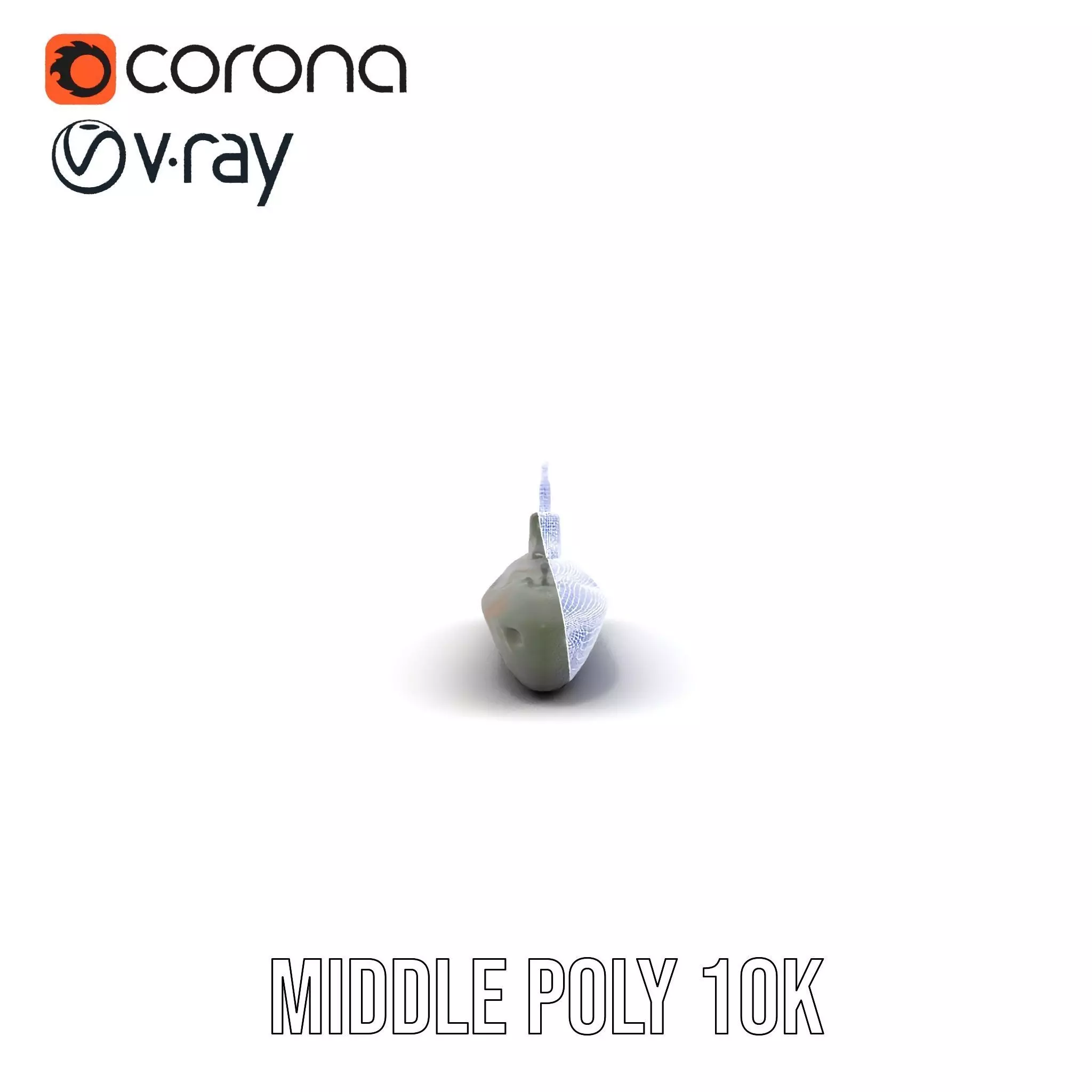 Camouflage Submarine model pack Low-poly 3D model_30