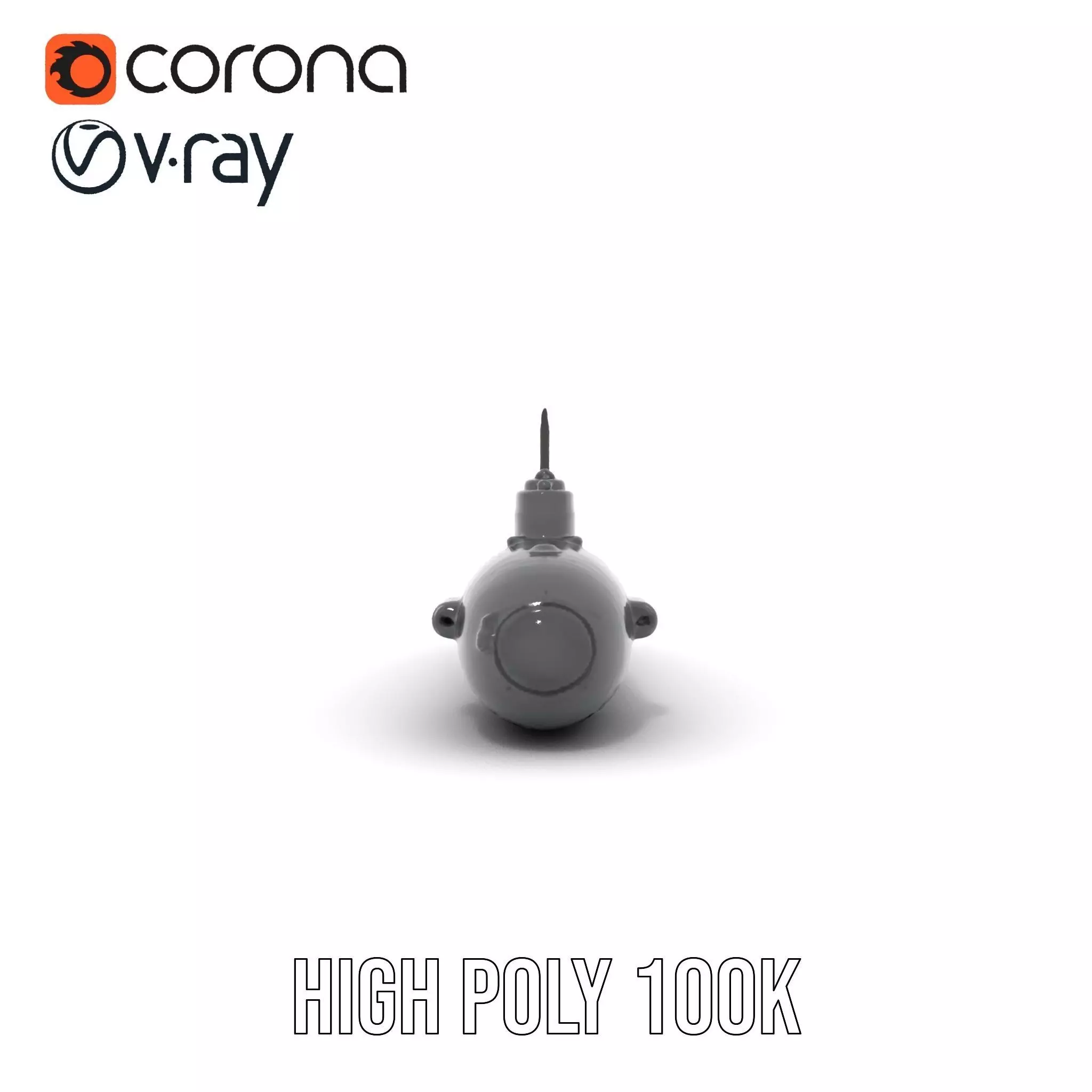 Sleek Submarine model pack Low-poly 3D model_28