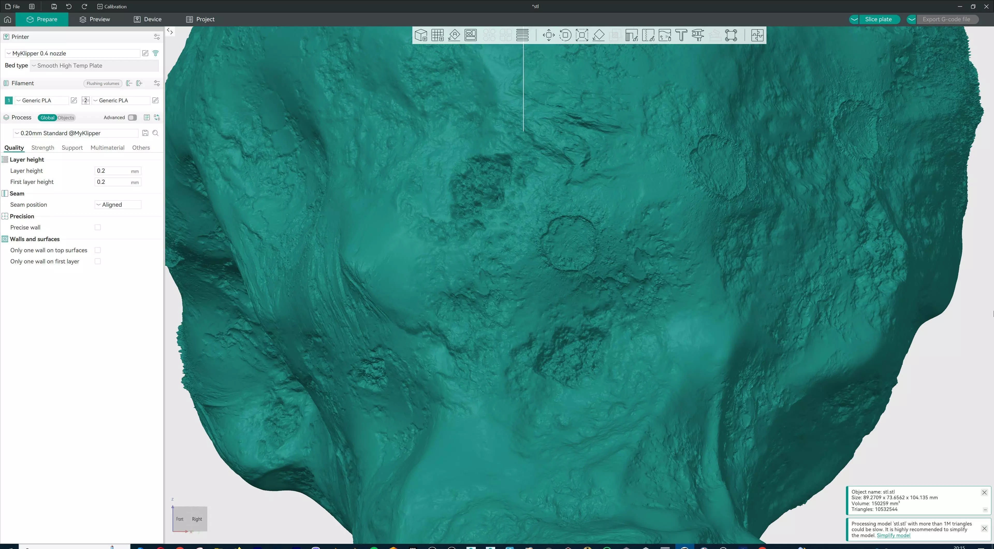 Space Asteroid STL 3D print model_12