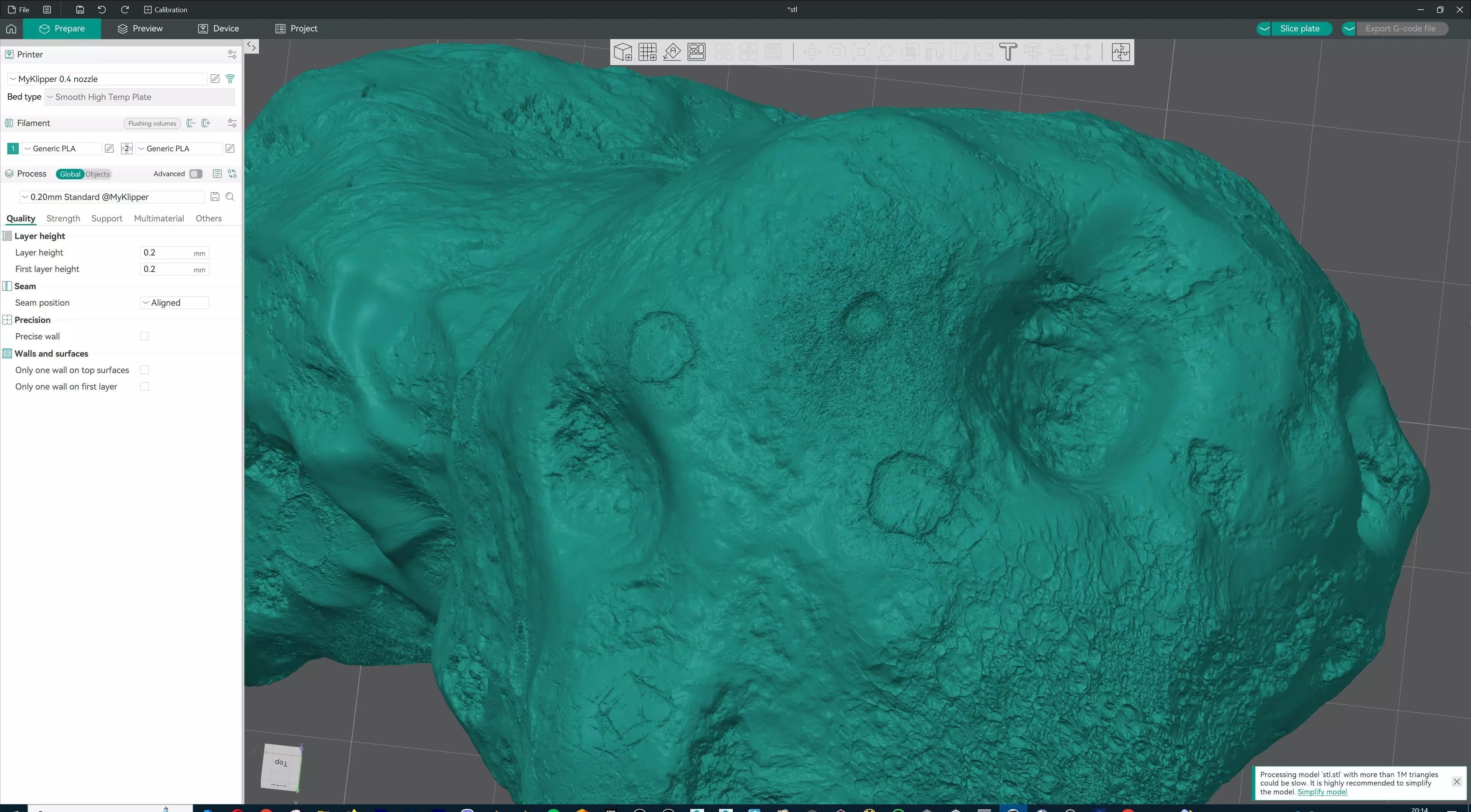 Space Asteroid STL 3D print model_11