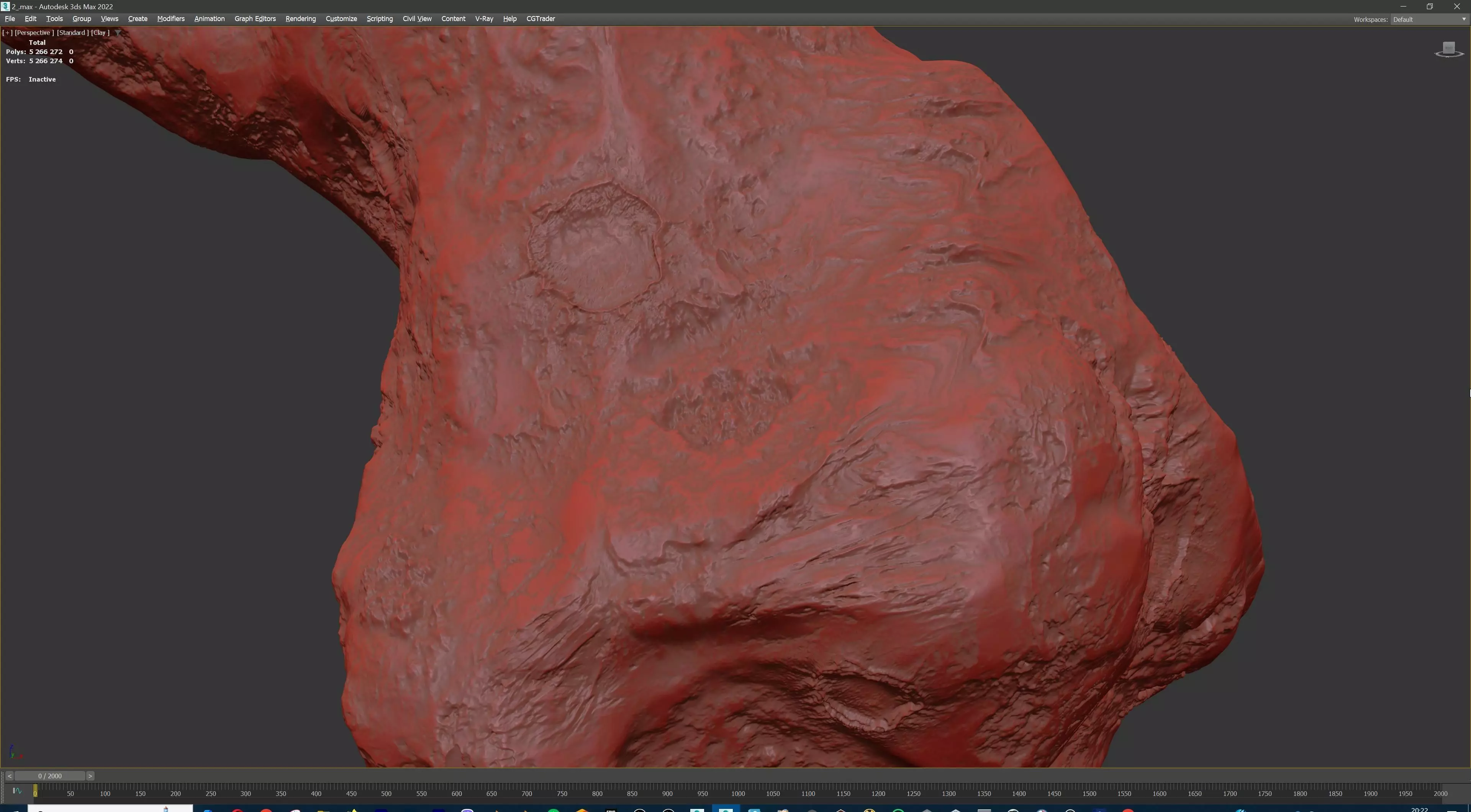 Space Asteroid STL 3D print model_20