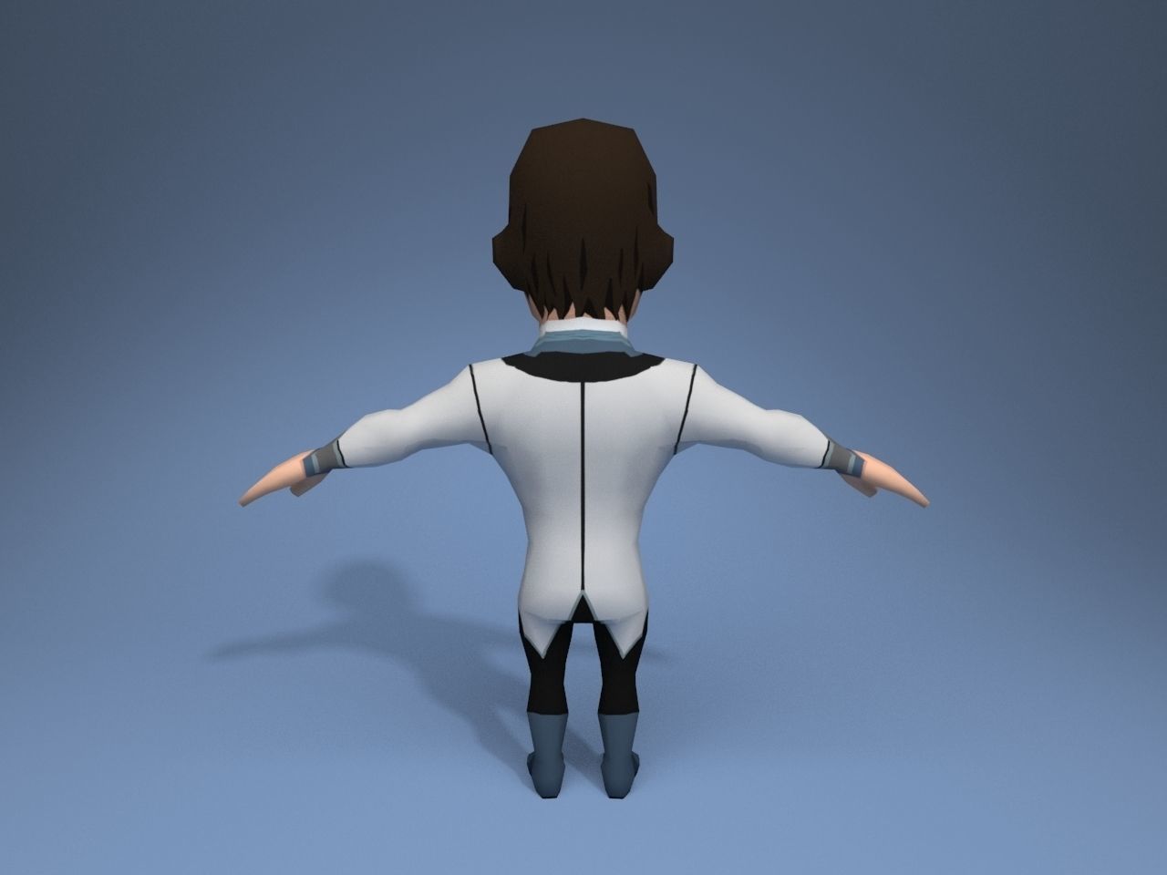 Medieval character earl 5 Low-poly 3D model_5