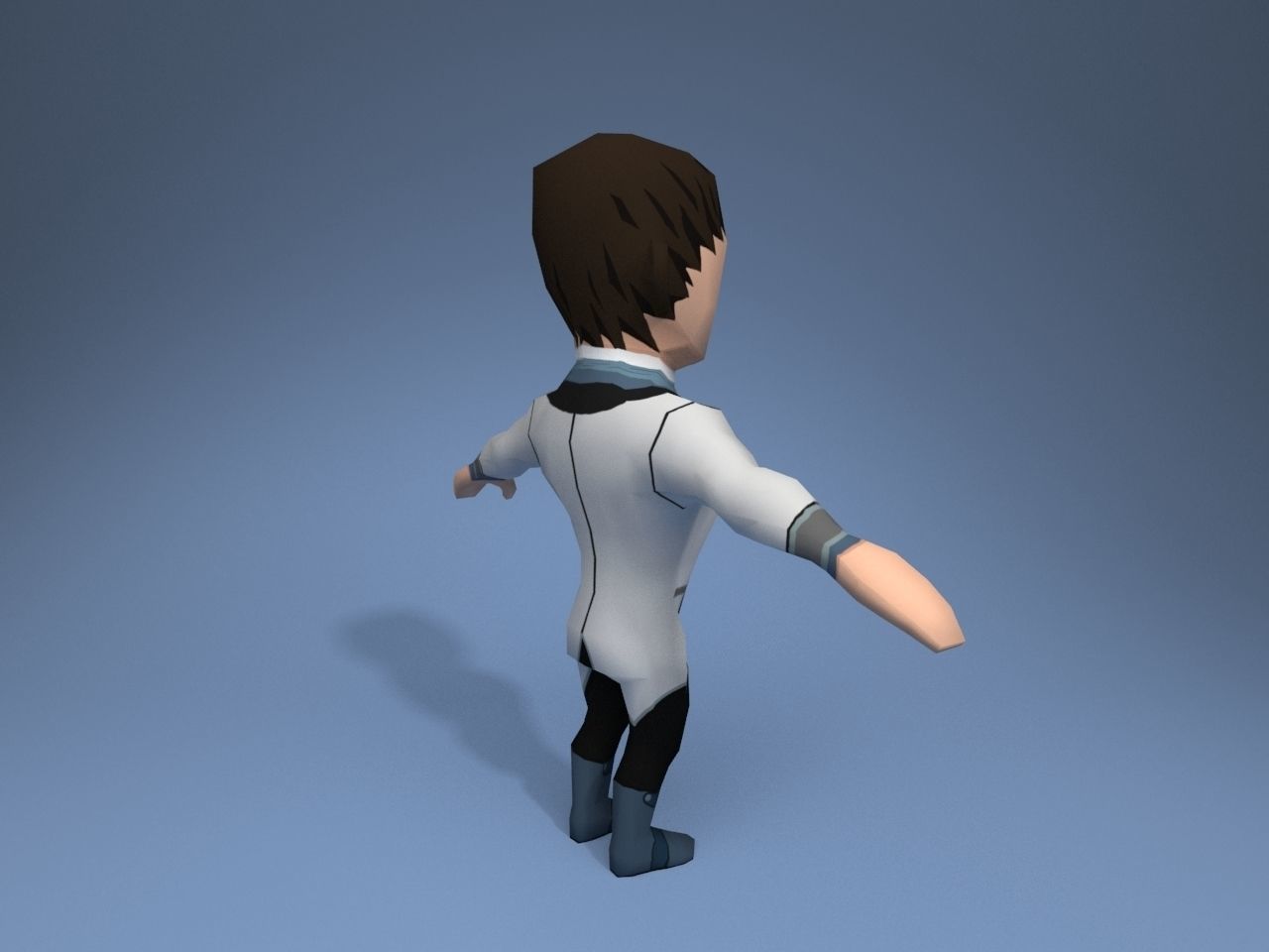 Medieval character earl 5 Low-poly 3D model_6