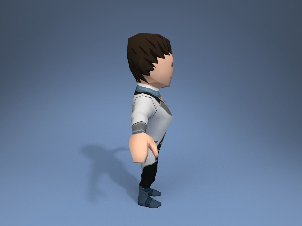 Medieval character earl 5 Low-poly 3D model_7