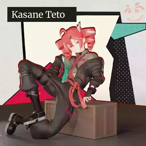 Drip Kasane Teto 3D print model