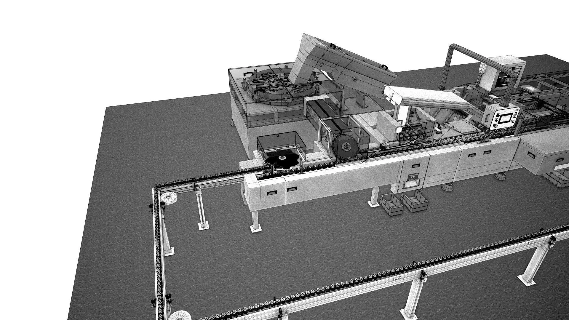RB Model Filling Line Low-poly 3D model_9